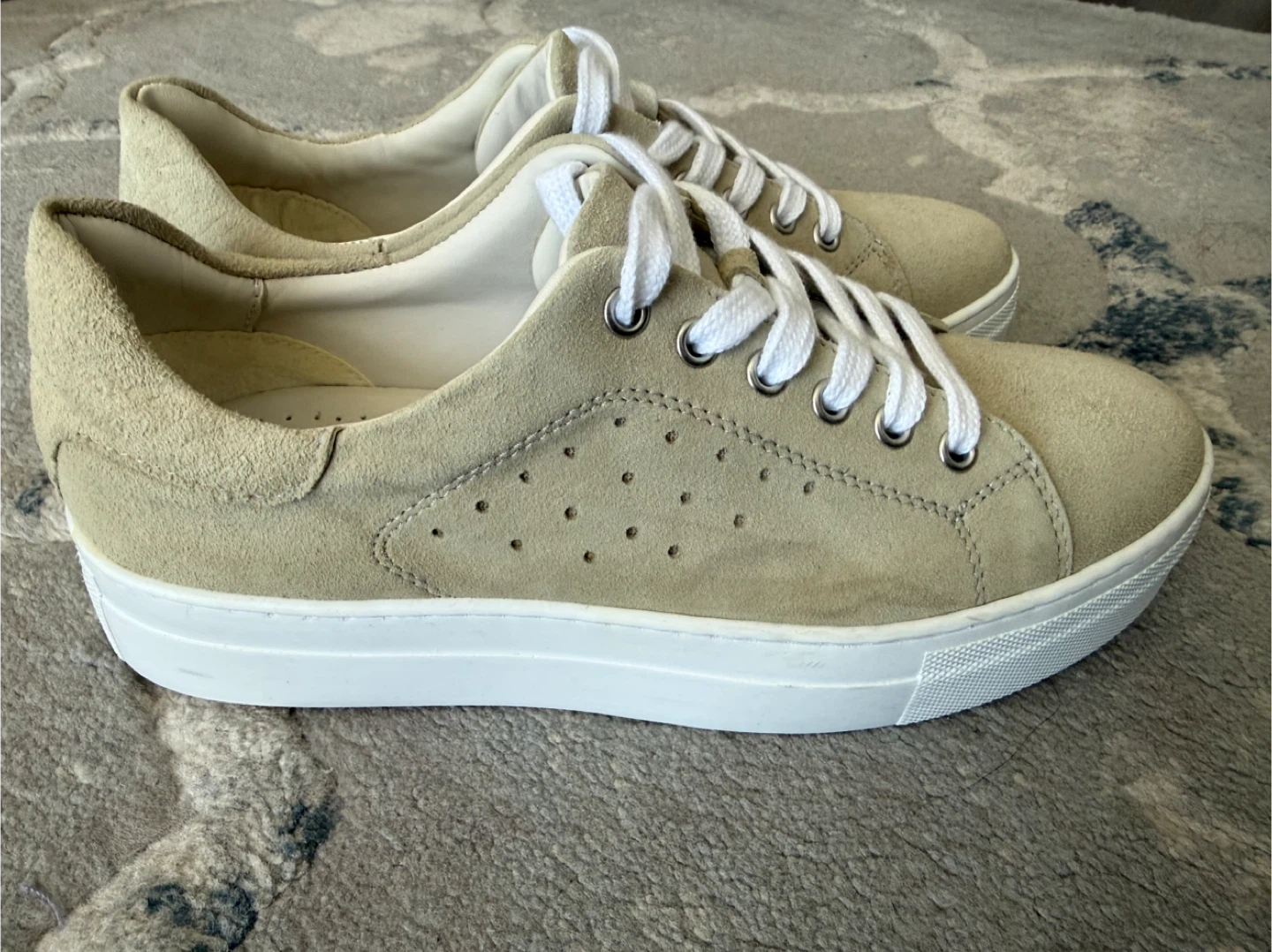 Luca Ferri Tan Suede Platform Sneakers- women - photo 4