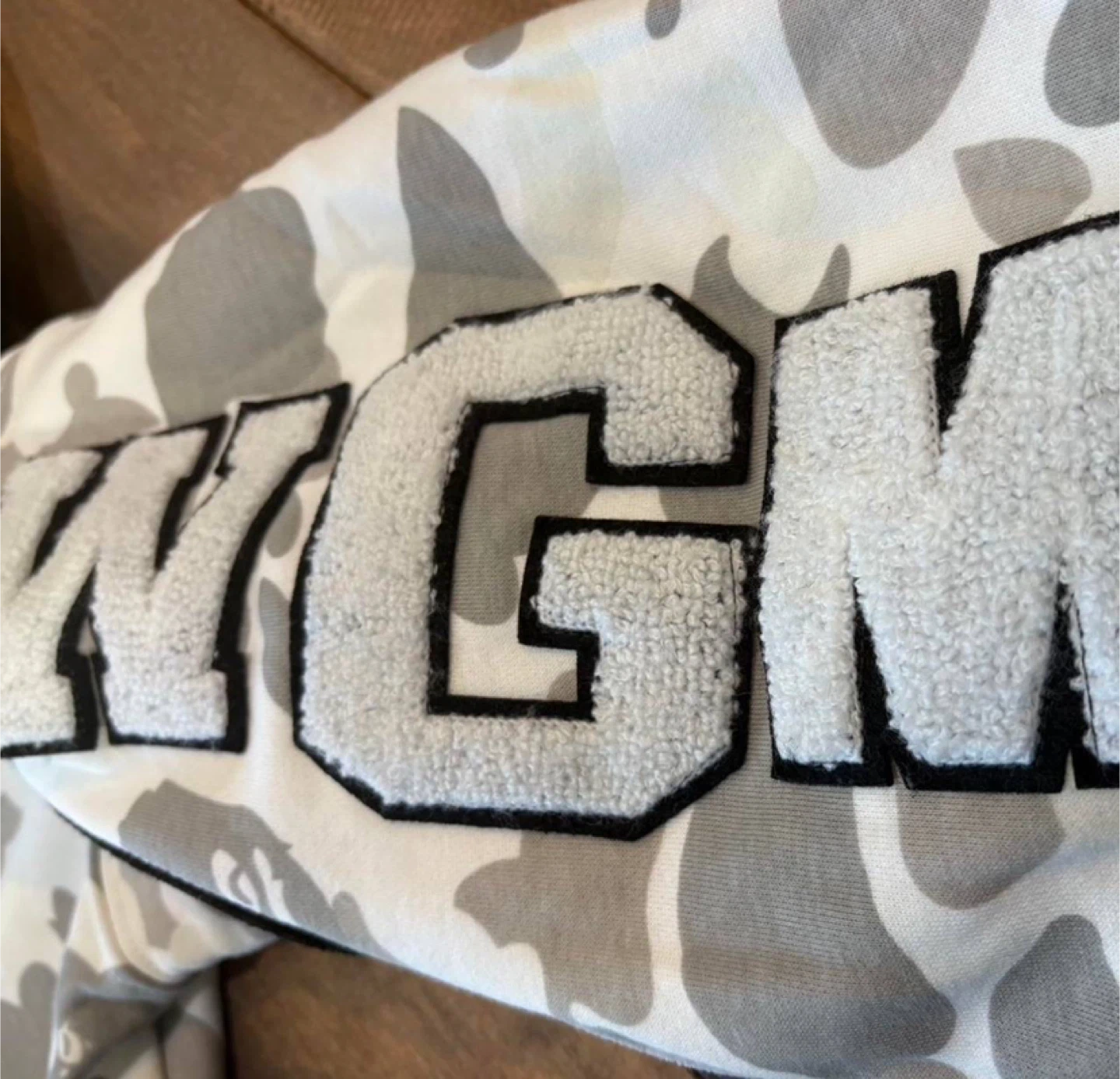 Bape White/Grey Camo Shark Full Zip Hoodie – All Sizes - photo 4