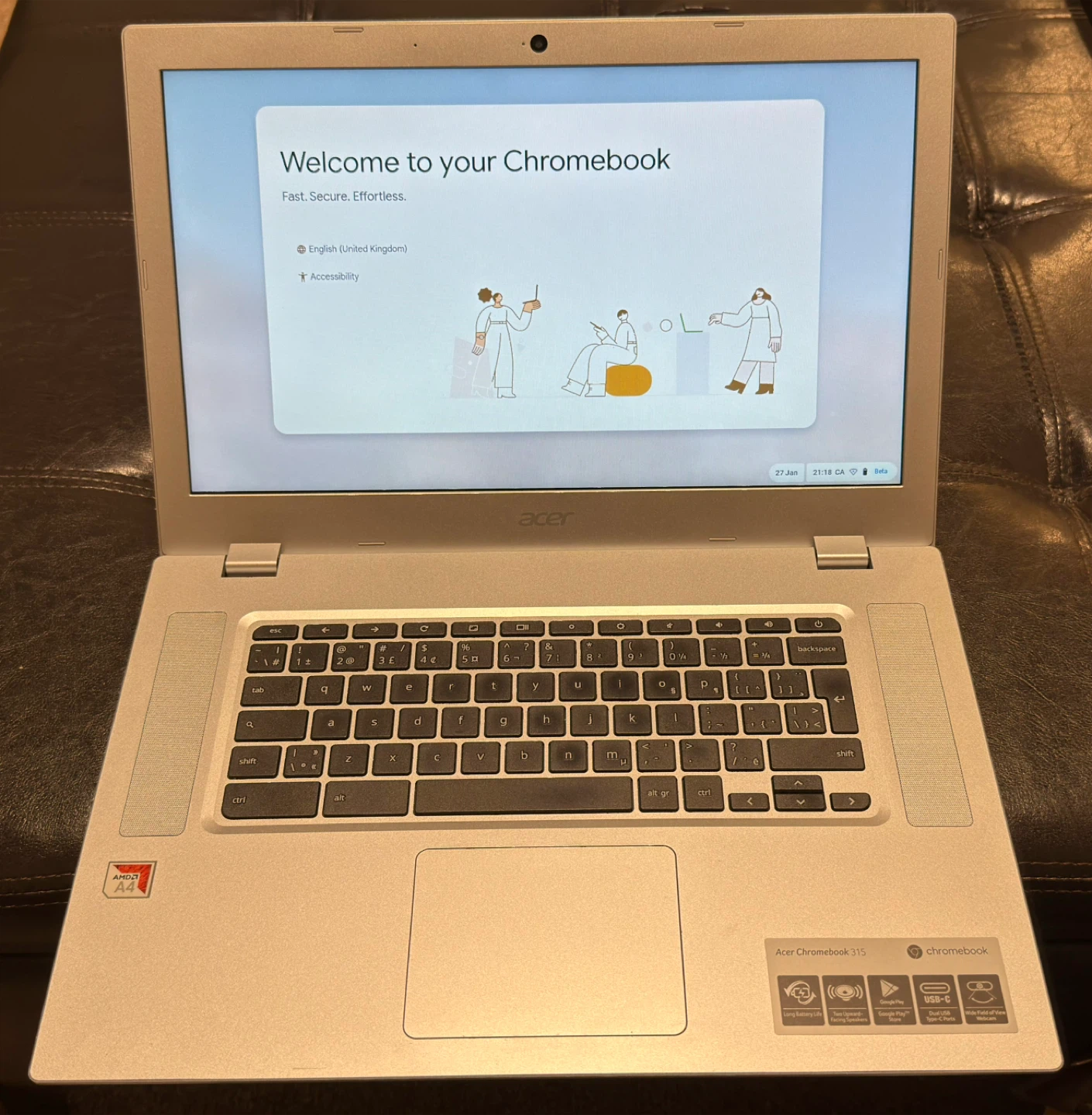 Acer Chromebook 315 15.6” Laptop