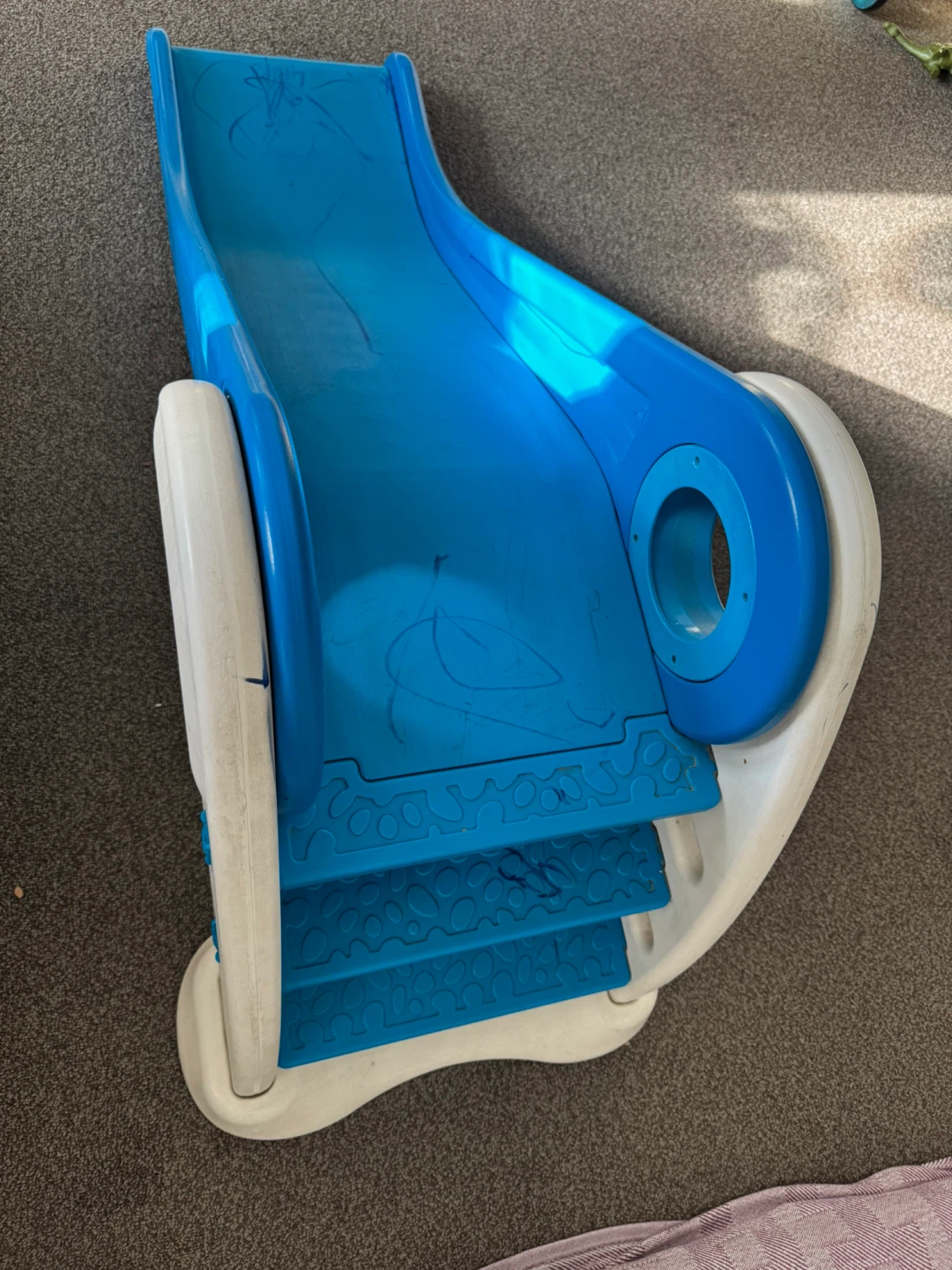 Blue Plastic Children's Slide - photo 3