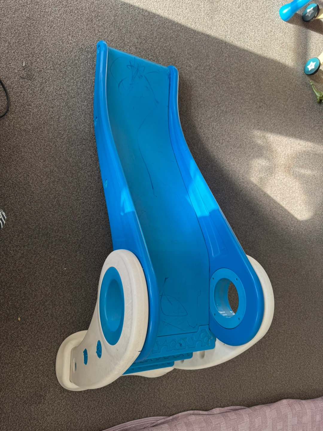 Blue Plastic Children's Slide