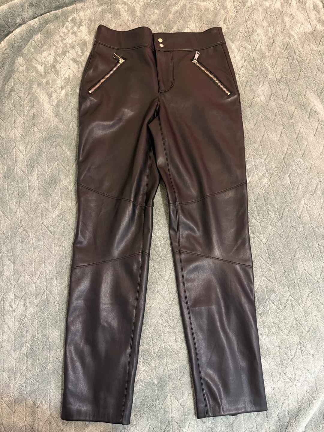 ZARA Faux Leather Pants 🏆
