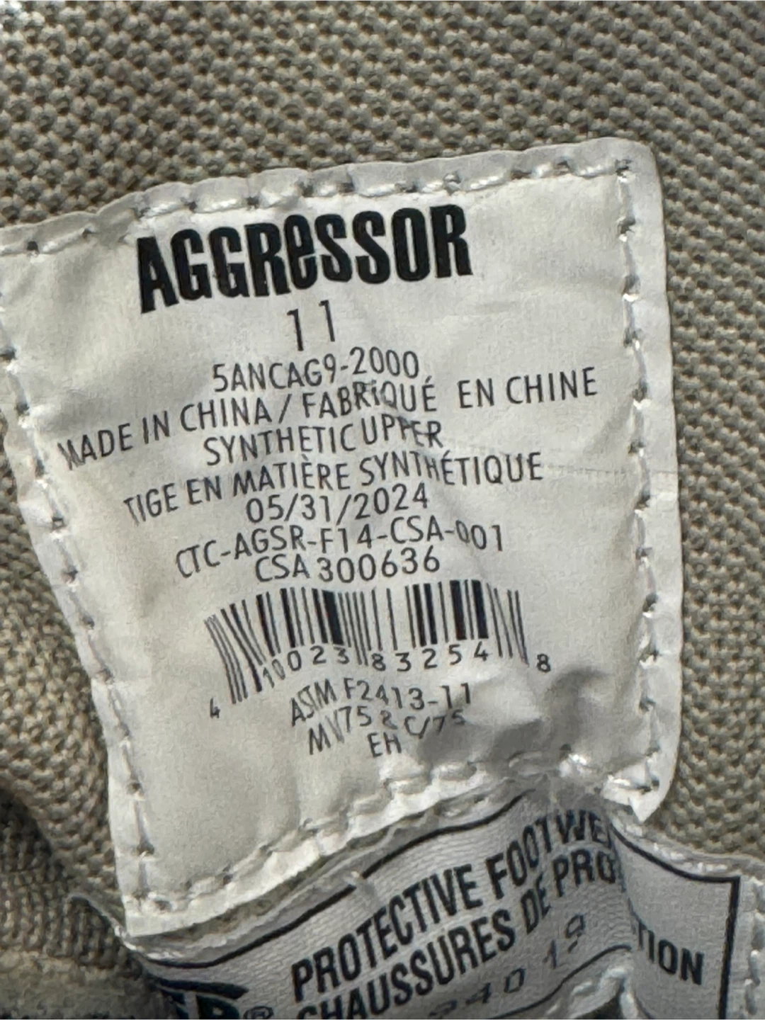 AGGRESSOR Size 11 Men's Hiking Boots - photo 5