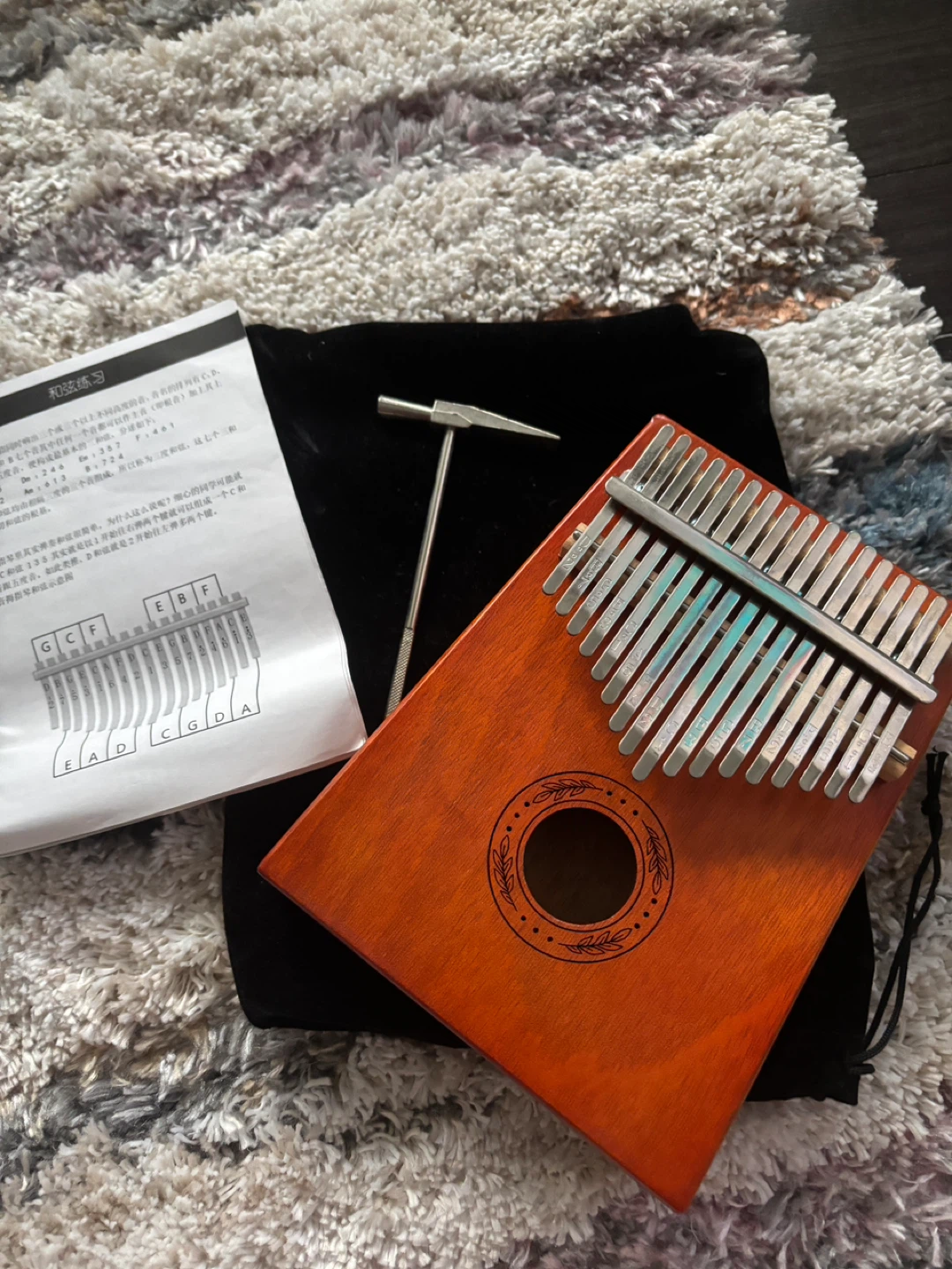 17-Key Kalimba Thumb Piano