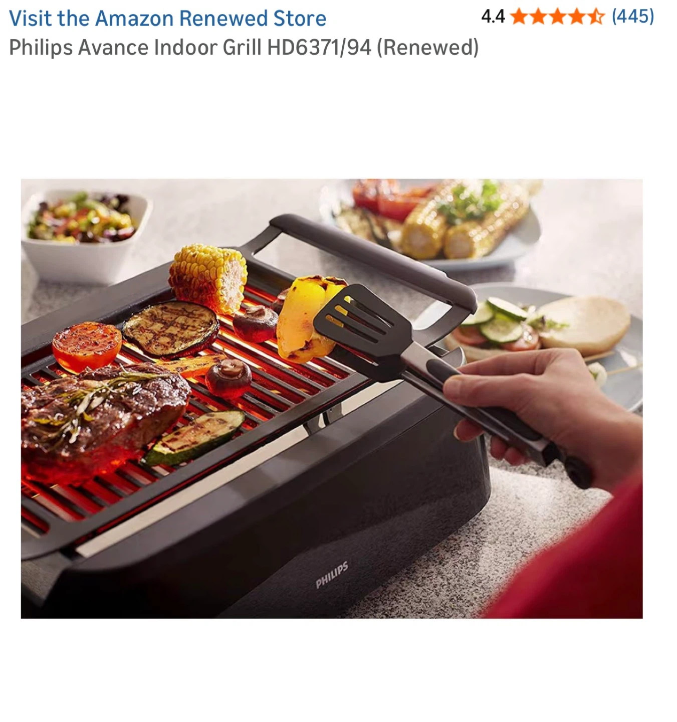 Philips Indoor Grill HD6371/94
