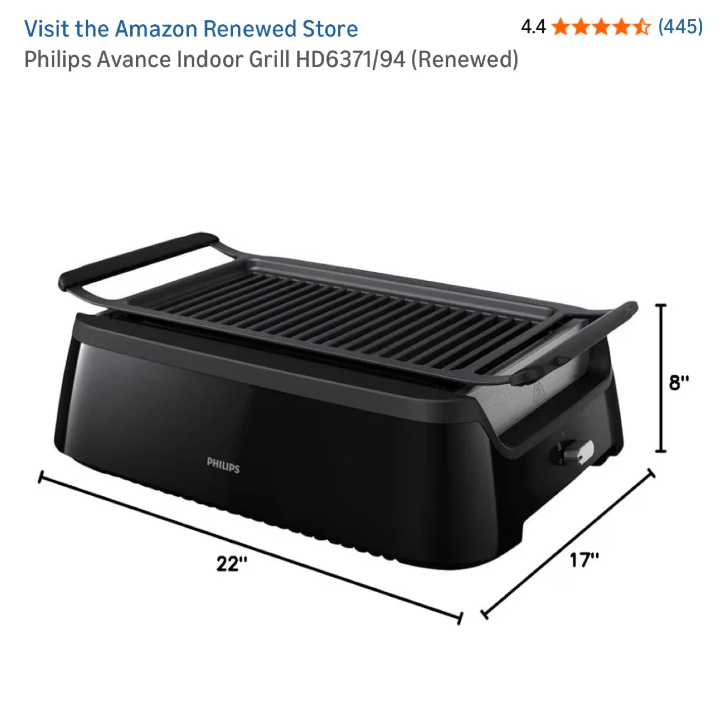 Philips Indoor Grill HD6371/94 - photo 4