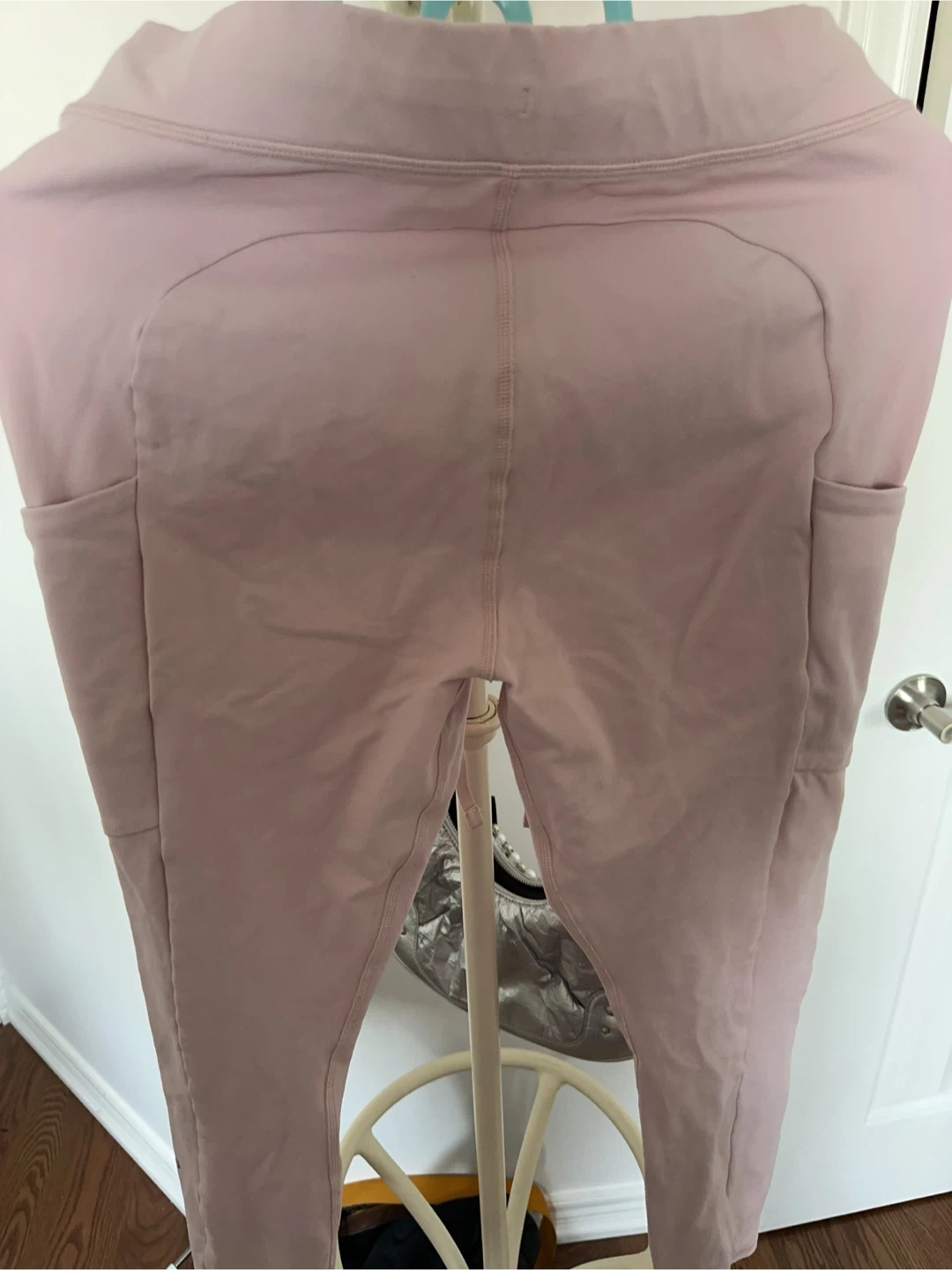Alo Yoga High-Waist Leggings - Size L - Pink - photo 3