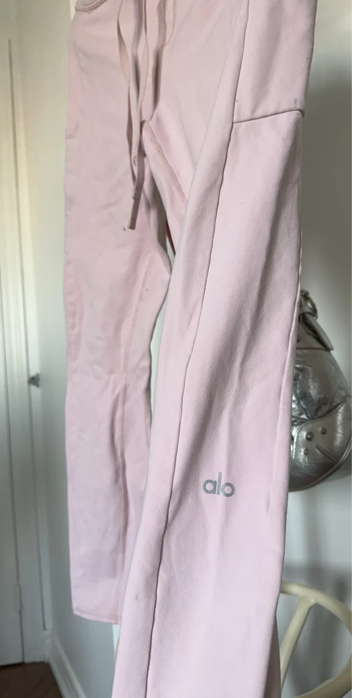 Alo Yoga High-Waist Leggings - Size L - Pink - photo 5