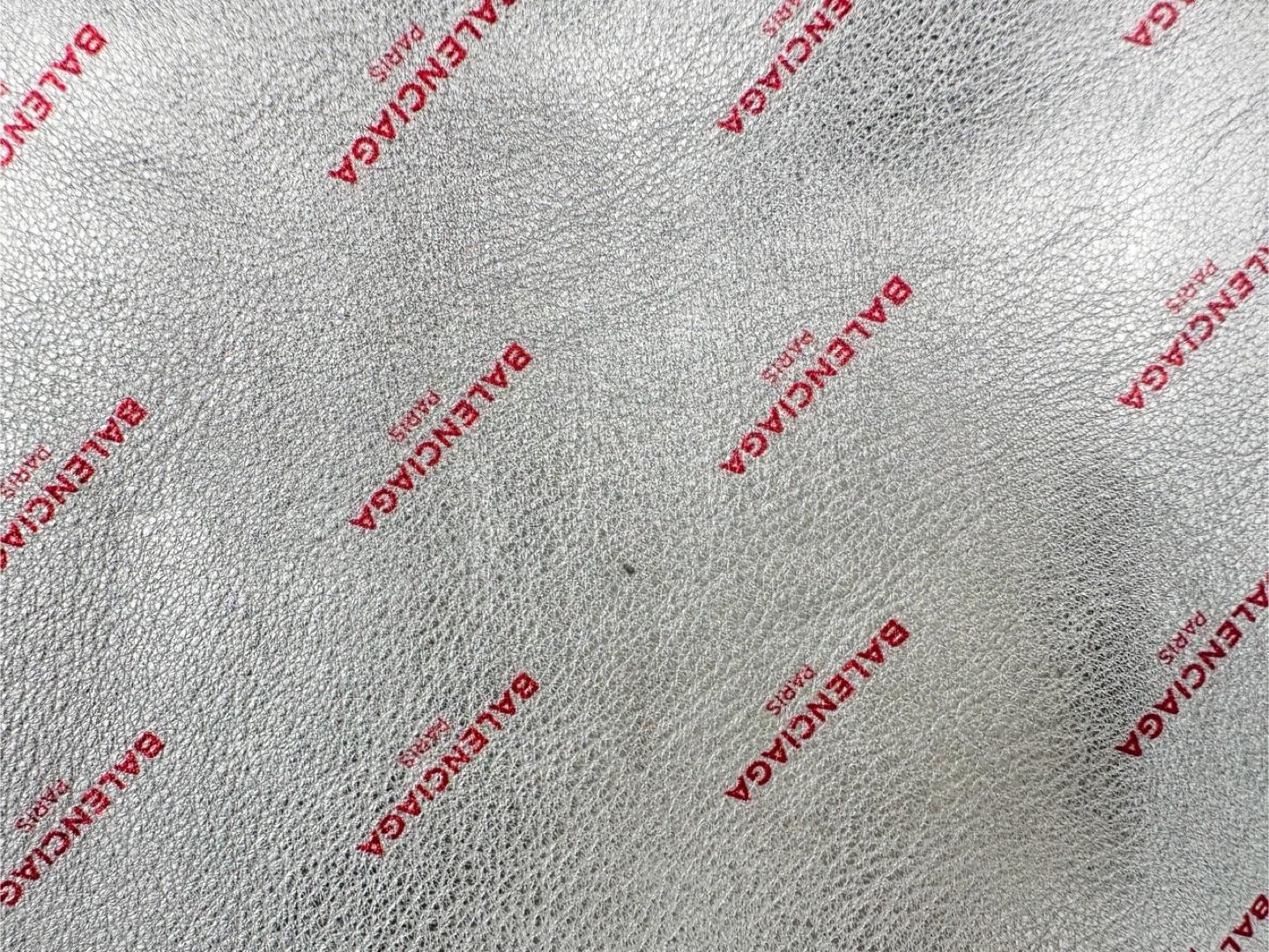 Balenciaga Silver Logo Pouch / Large Clutch - photo 3
