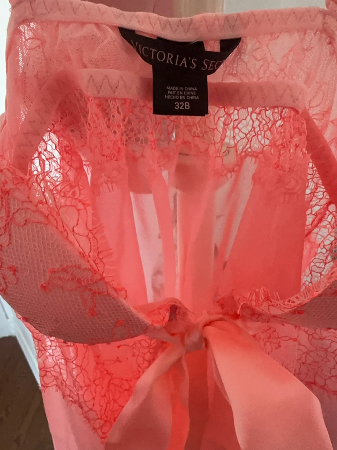 Victoria's Secret Pink Lace Babydoll Lingerie 32B - photo 2