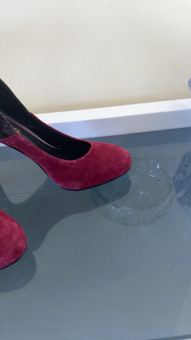 ALDO Women's Suede Heels - Red - photo 2