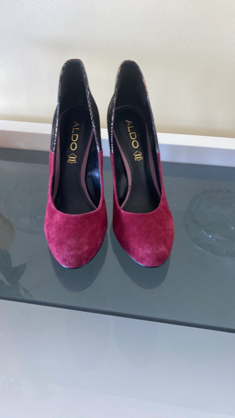 ALDO Women's Suede Heels - Red