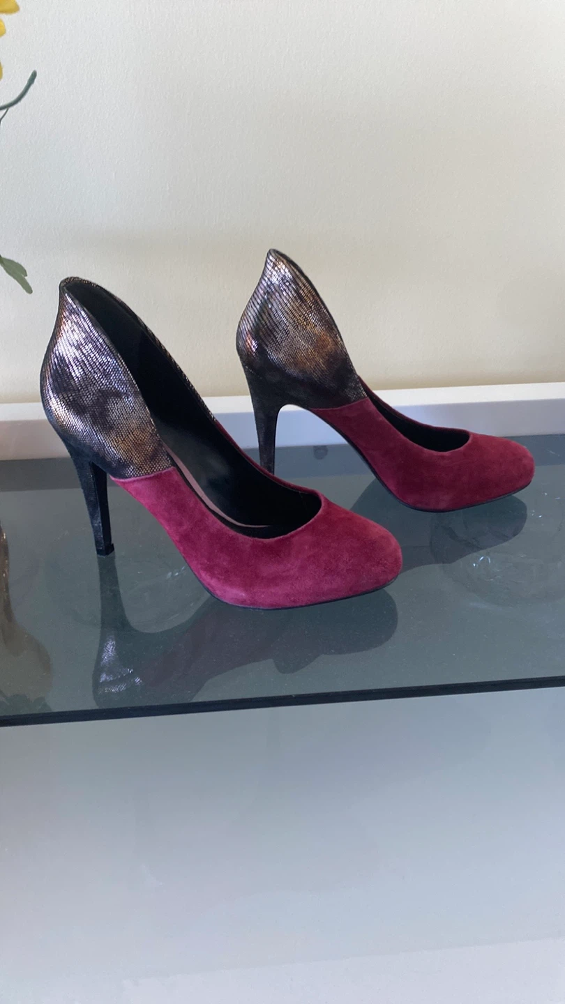 ALDO Women's Suede Heels - Red - photo 3