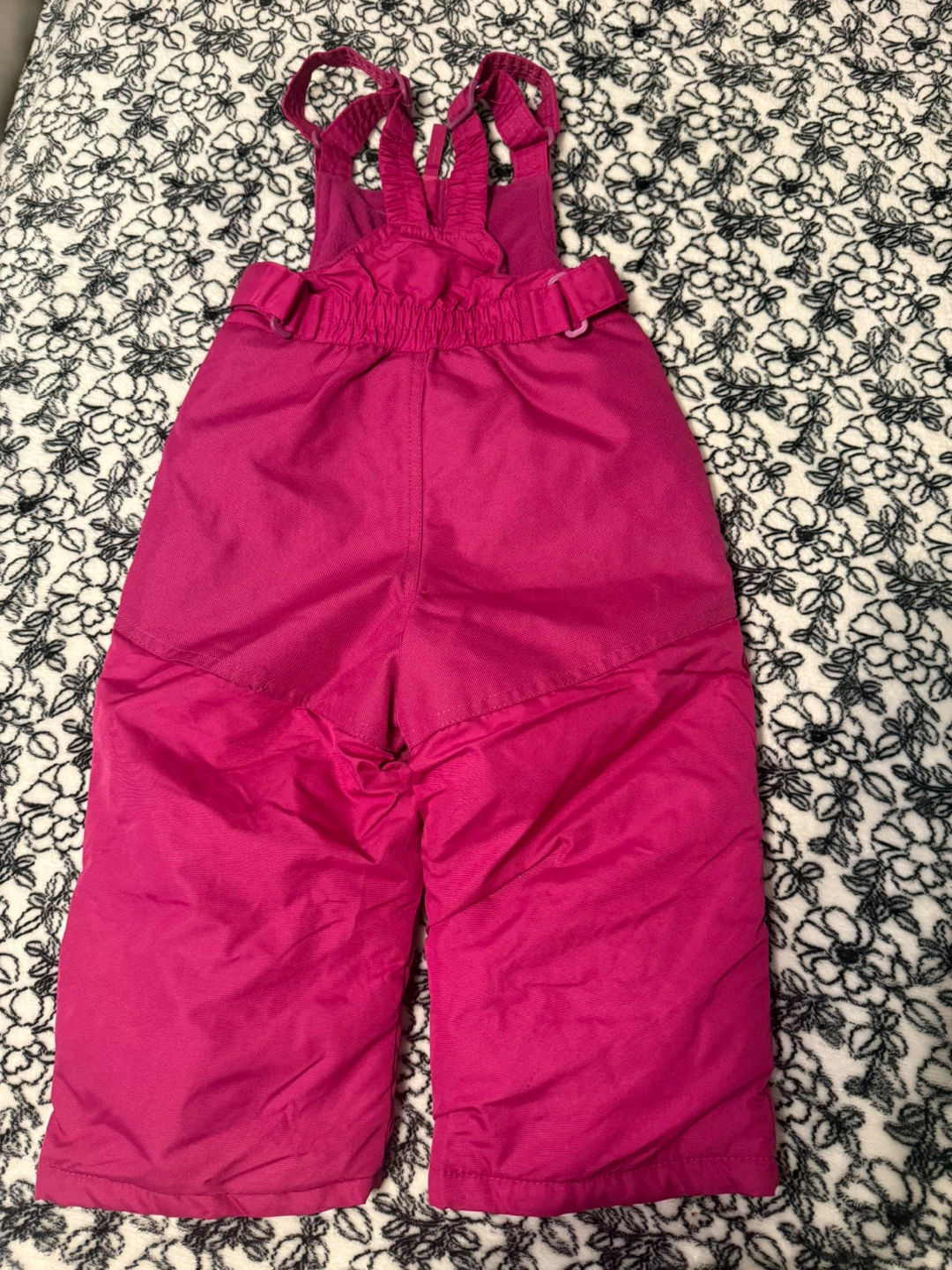 Pink Snow Bib Overalls for Kids 18 Months - photo 2