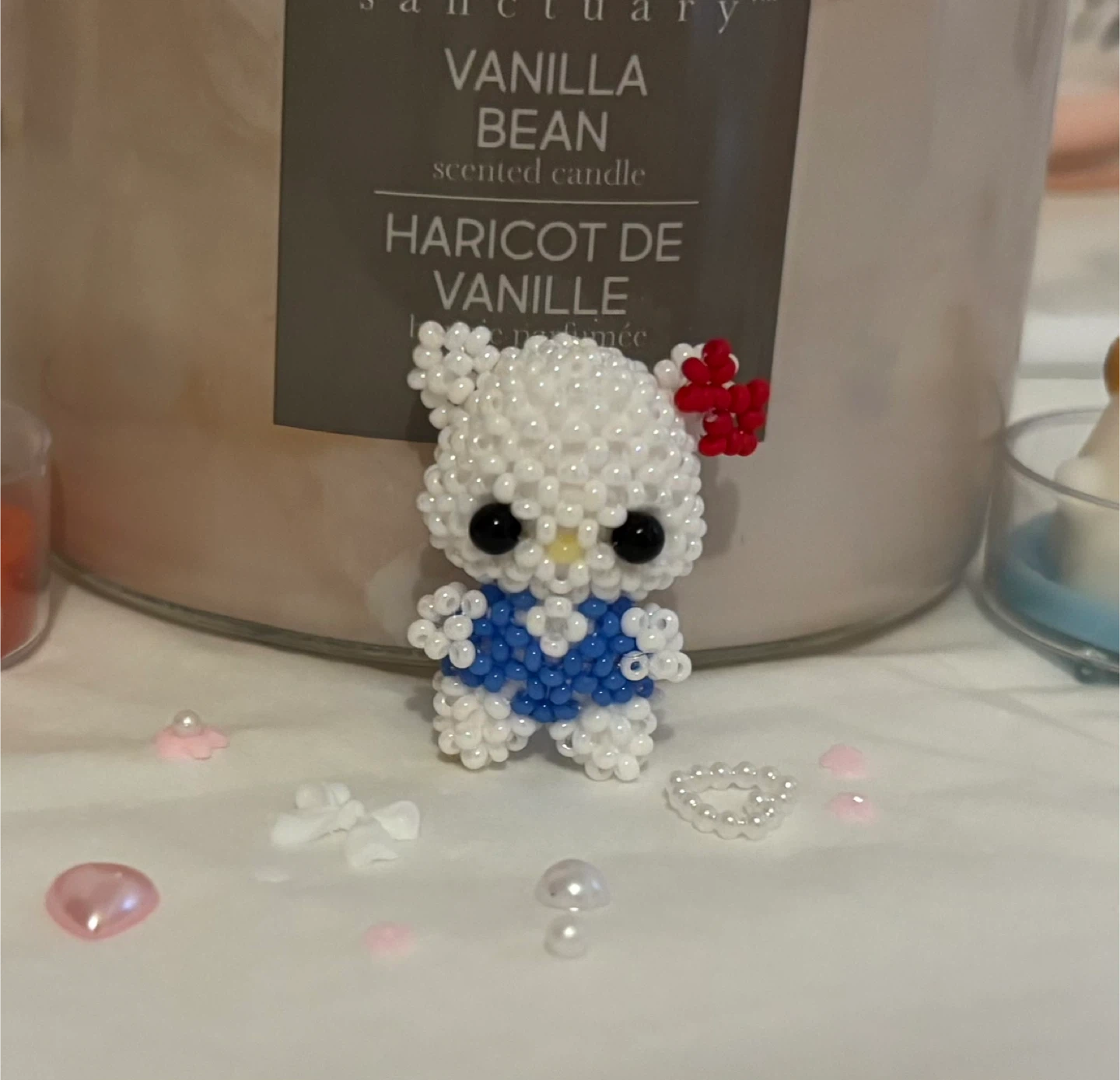 Beaded Hello Kitty Charm