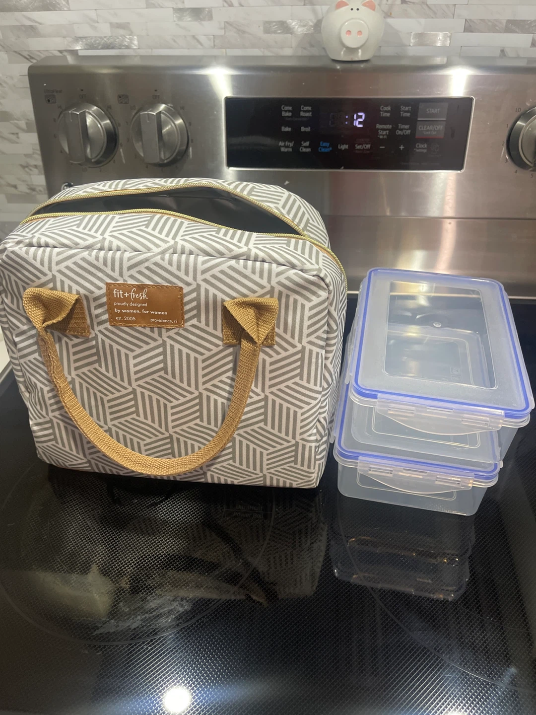 Fit + Fresh Lunch Bag with Containers - photo 2