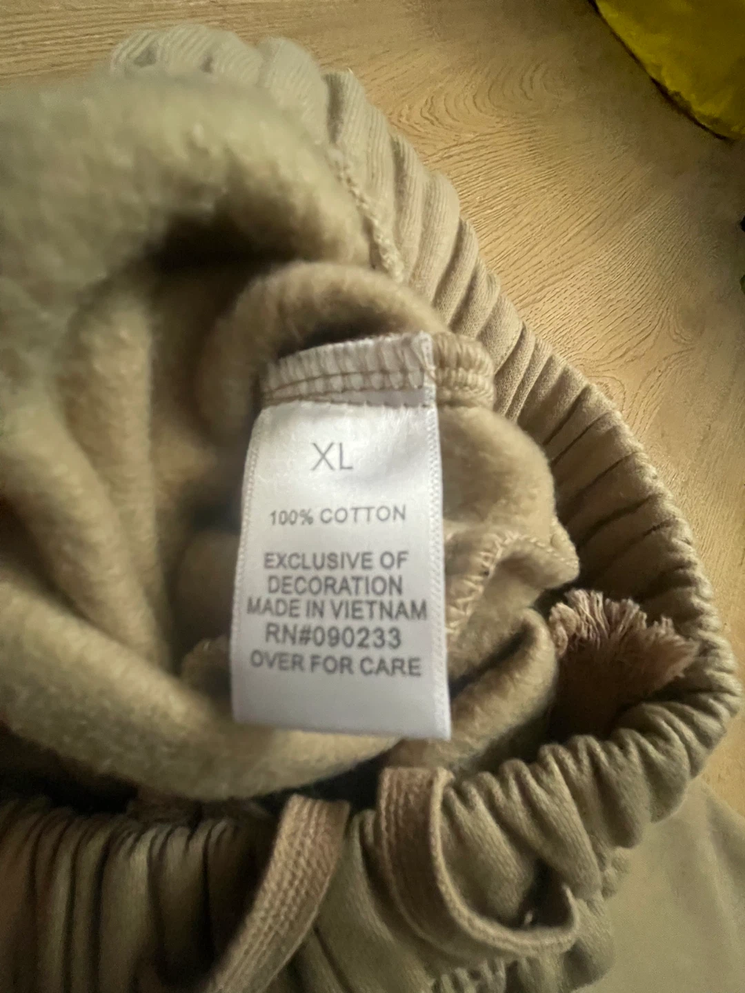 ESSENTIALS Fear of God Sweatpants XL Beige - photo 5