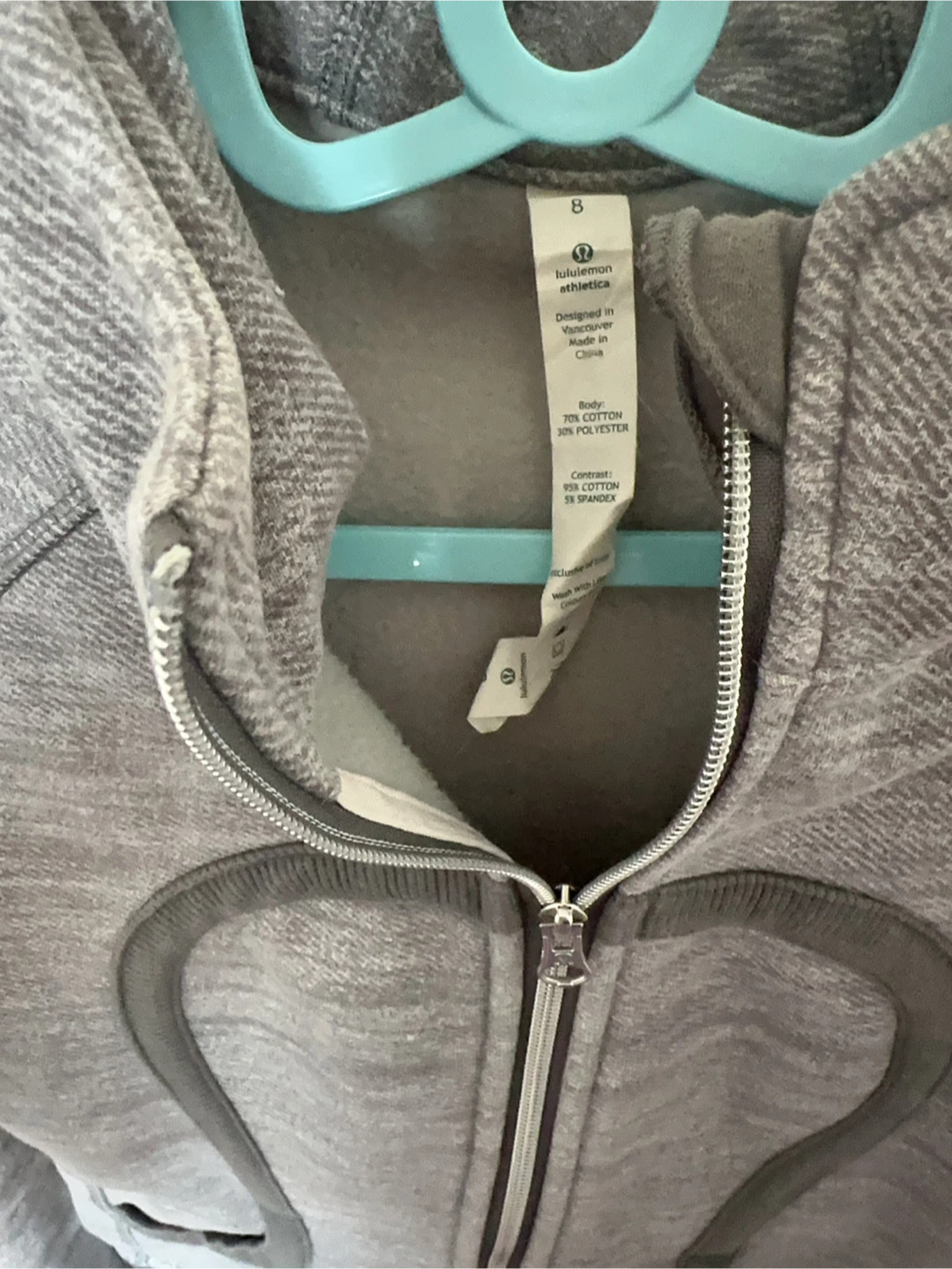 Lululemon Scuba Hoodie Cotton Fleece Full Zip Hoodie - photo 5