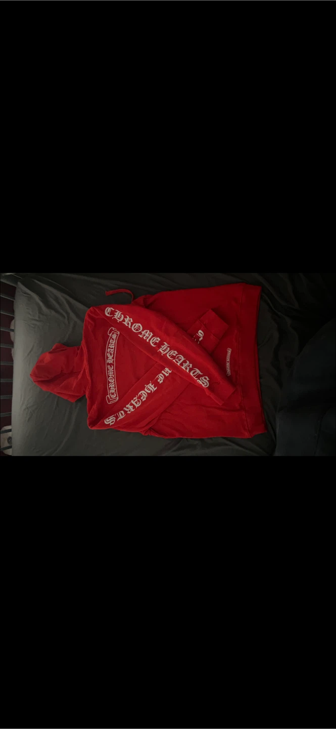 Chrome Hearts Red Hoodie - photo 4