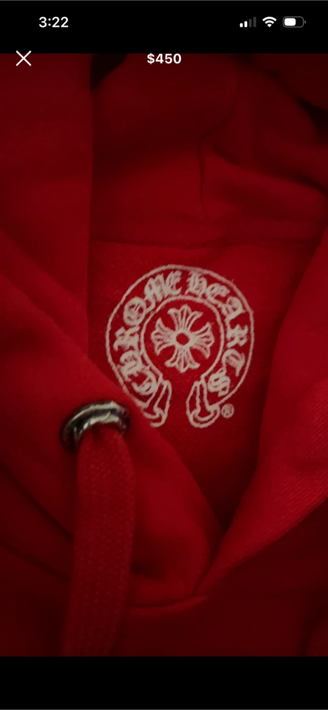 Chrome Hearts Red Hoodie - photo 5