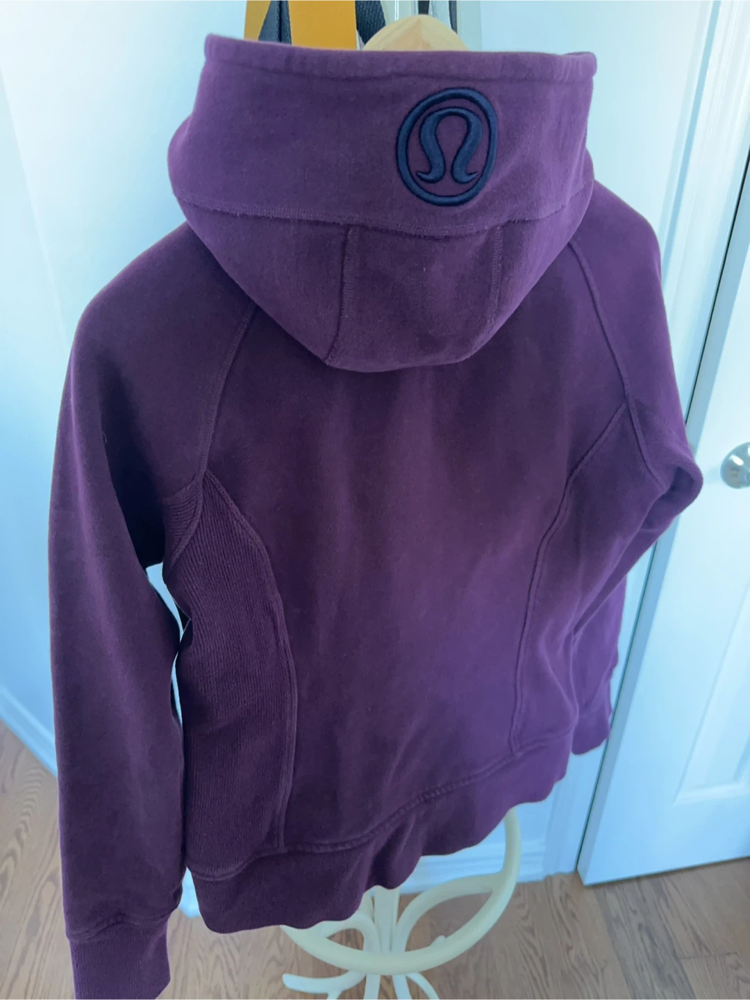 Purple Lululemon Scuba Stretch Lined Hood Zip-Up Hoodie Size 6 - photo 4