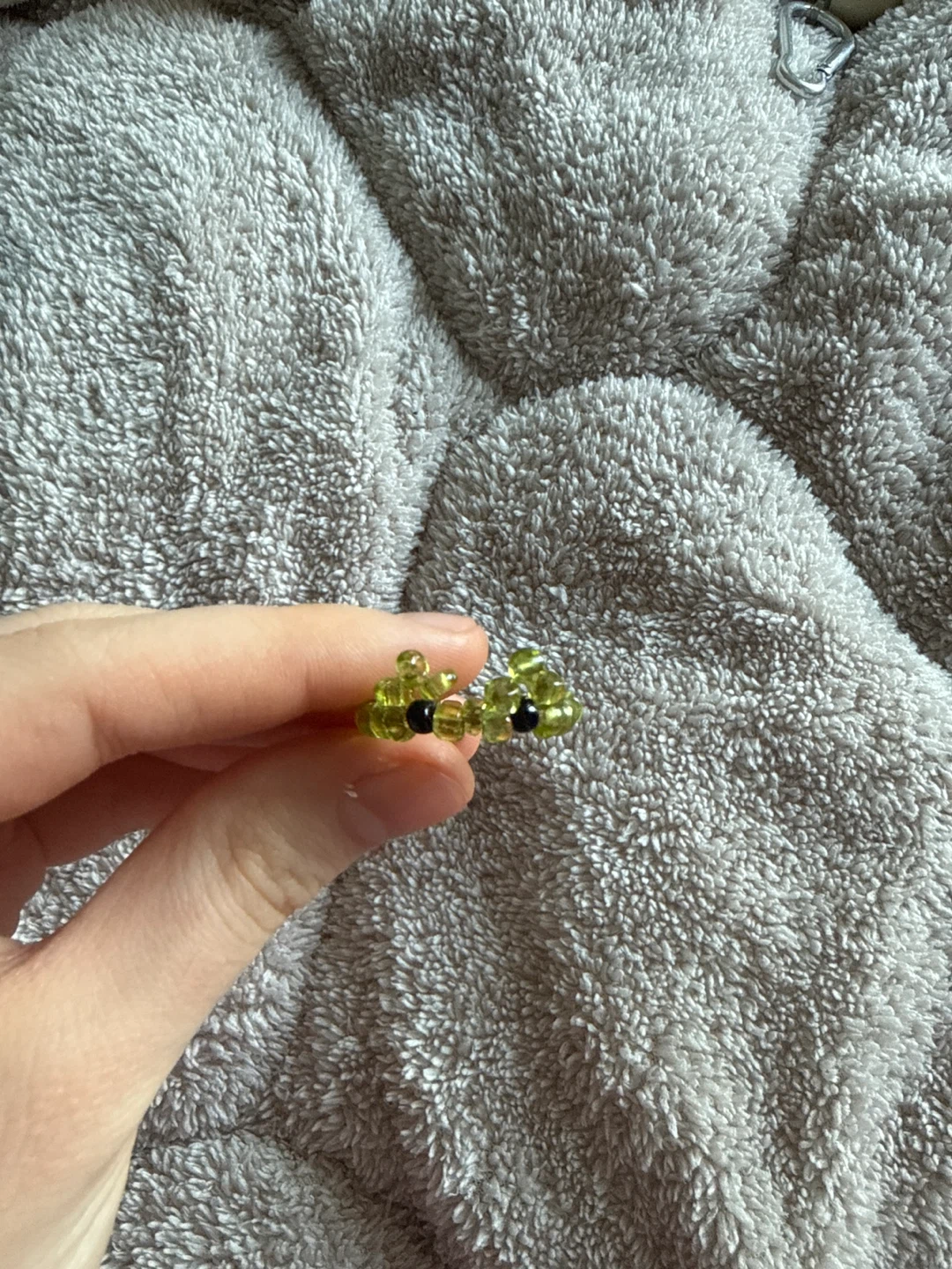 Handmade Beaded Frog Ring - photo 2