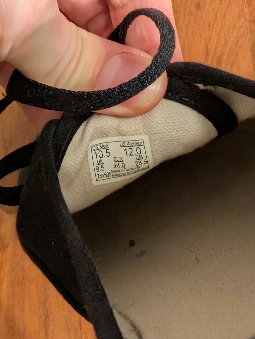 Black Vans Authentic Sneakers - US Men's 10.5 - photo 4