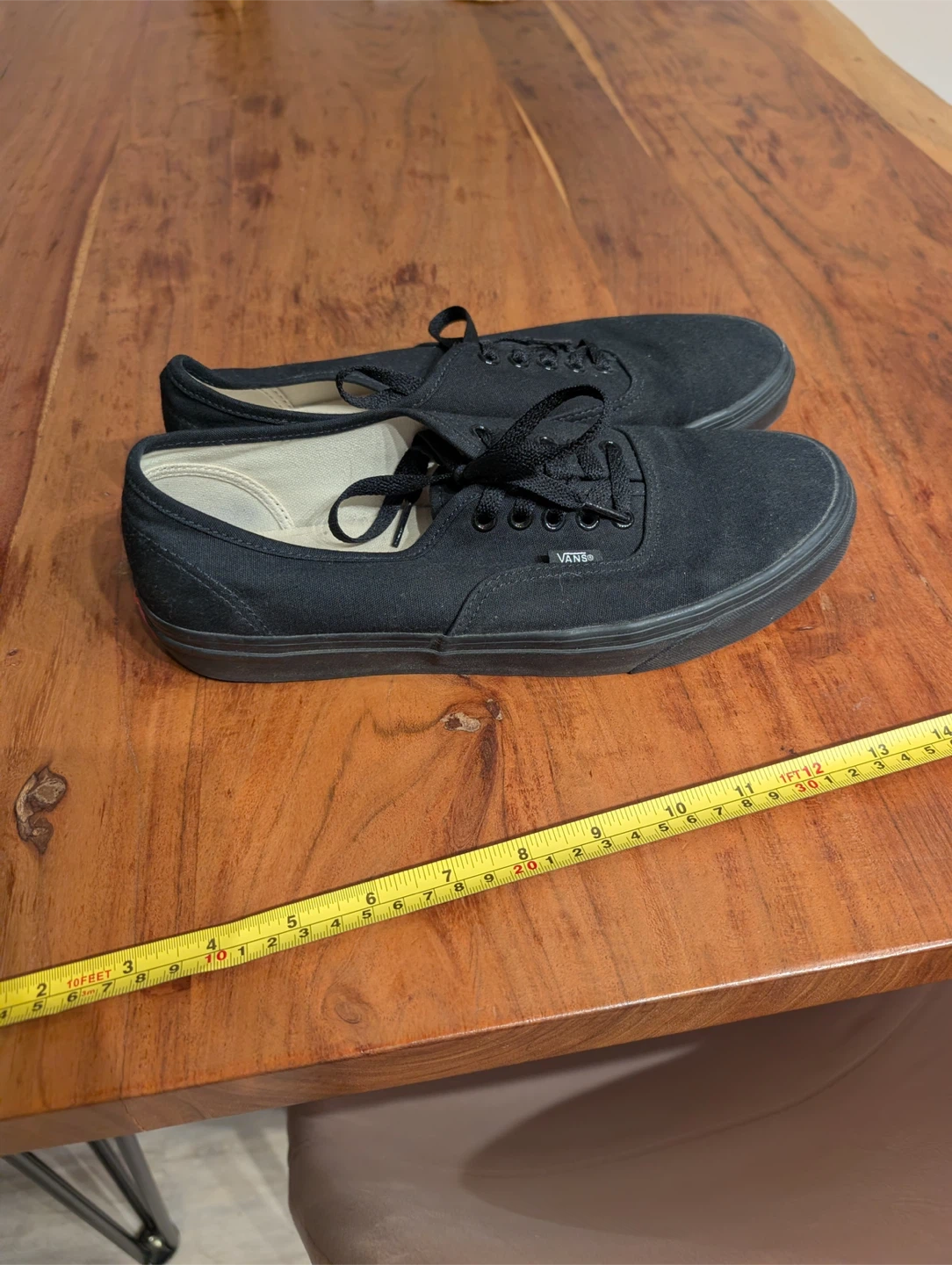 Black Vans Authentic Sneakers - US Men's 10.5 - photo 2