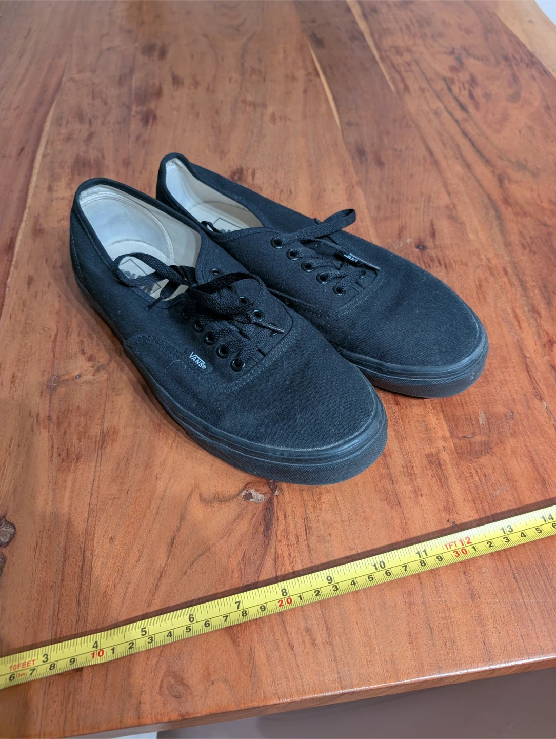 Black Vans Authentic Sneakers - US Men's 10.5