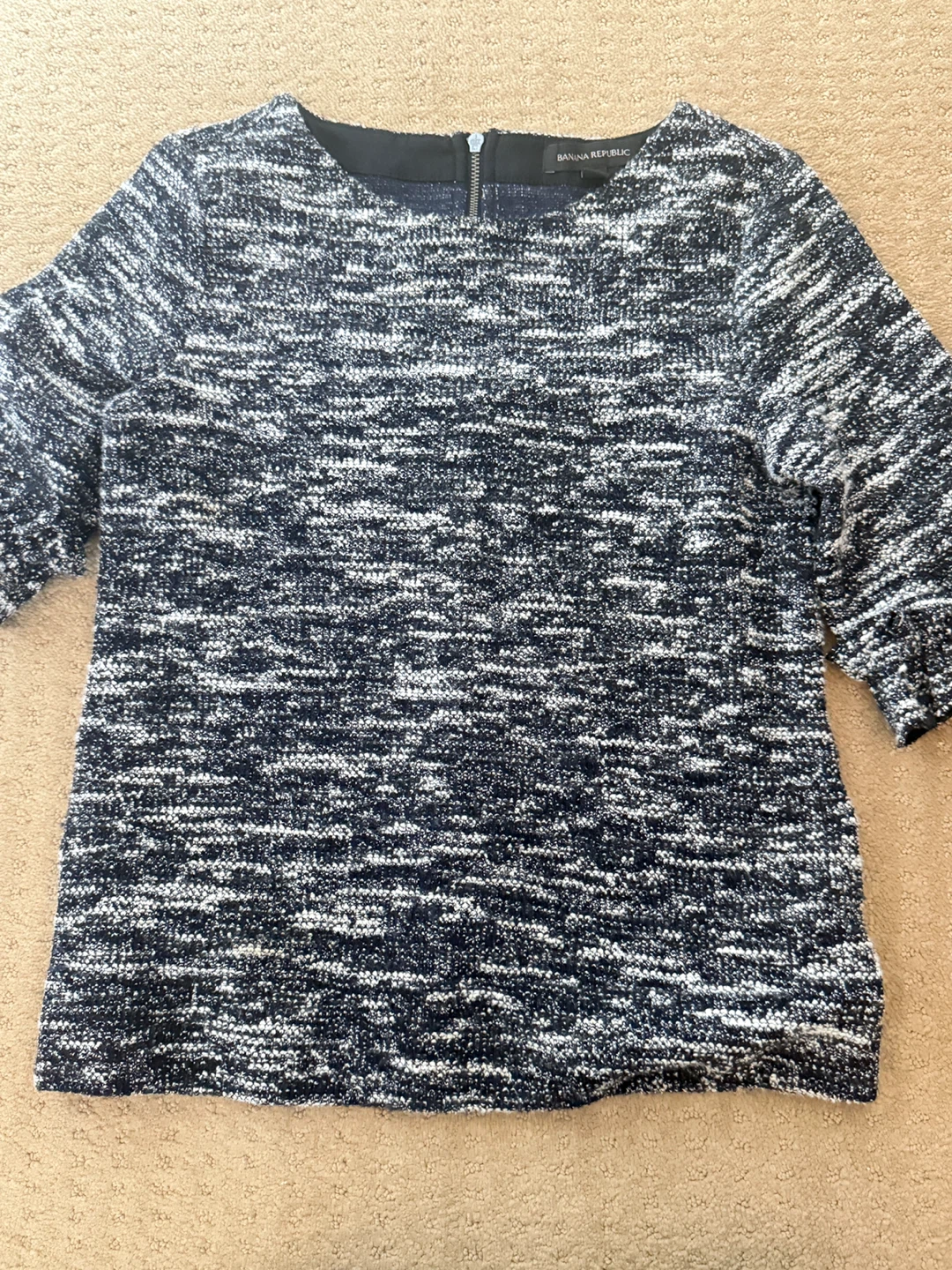 Banana Republic Women's Textured Knit Top 🏆 XS/TP