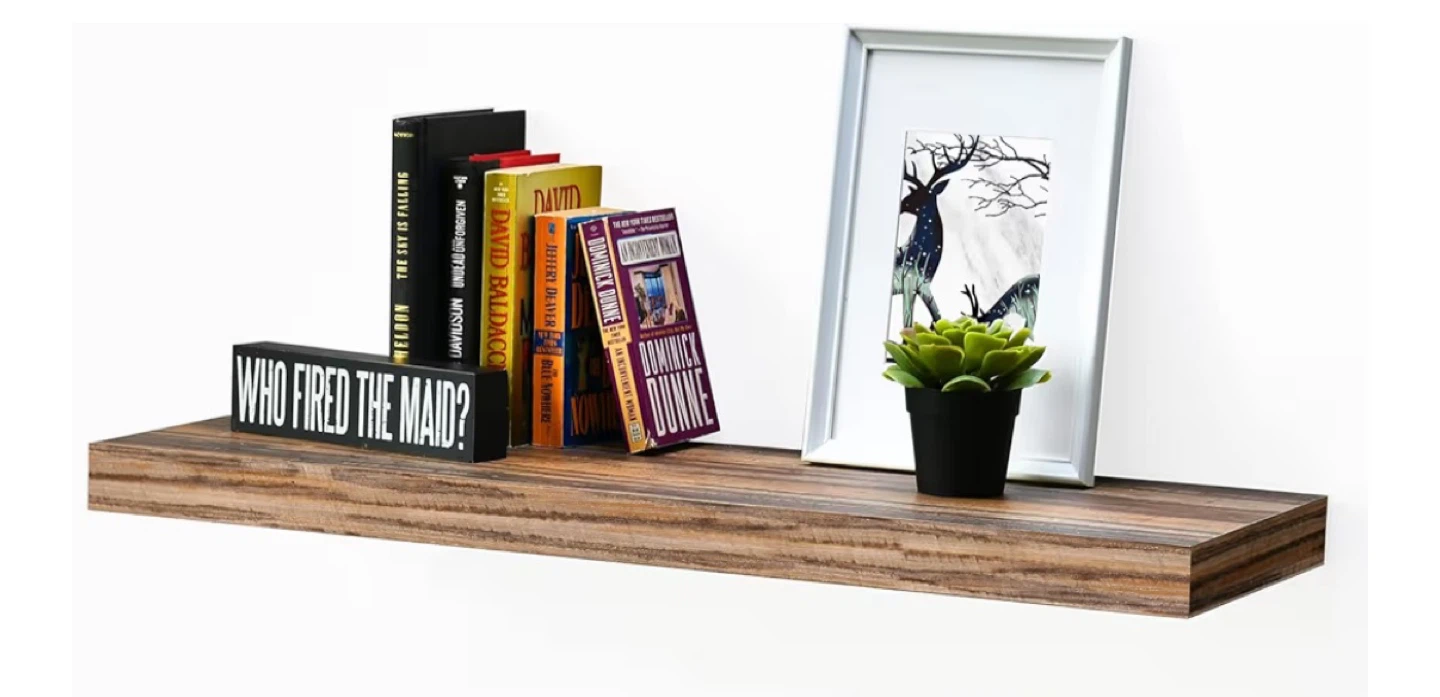 WELLAND 12” Deep Floating Wall Shelf