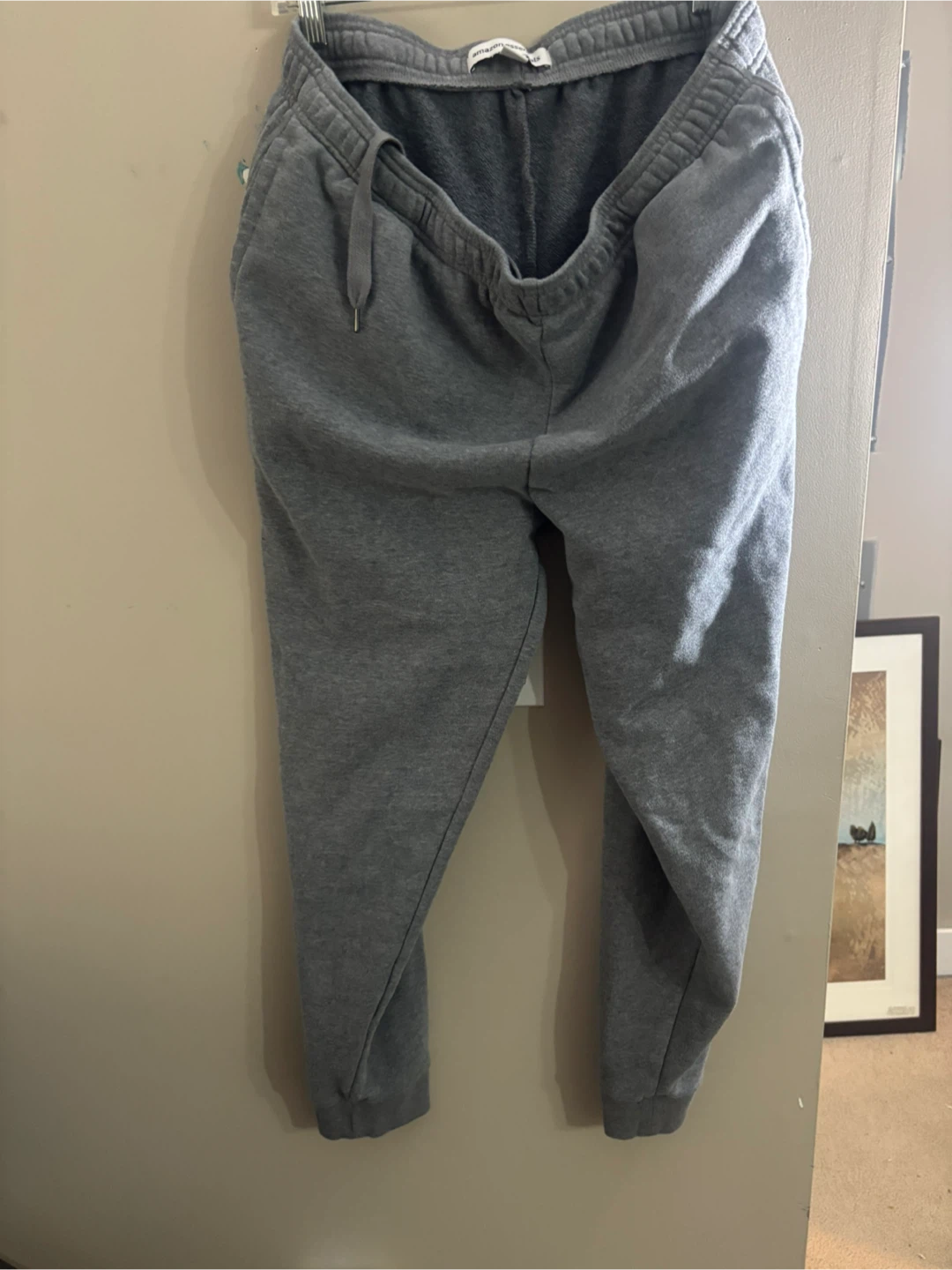 Amazon Essentials Grey Jogger Sweatpants - Size XL