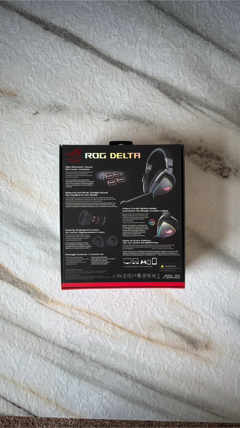 Asus ROG Delta Wired Gaming Headset - Brand New, Never Used - photo 3