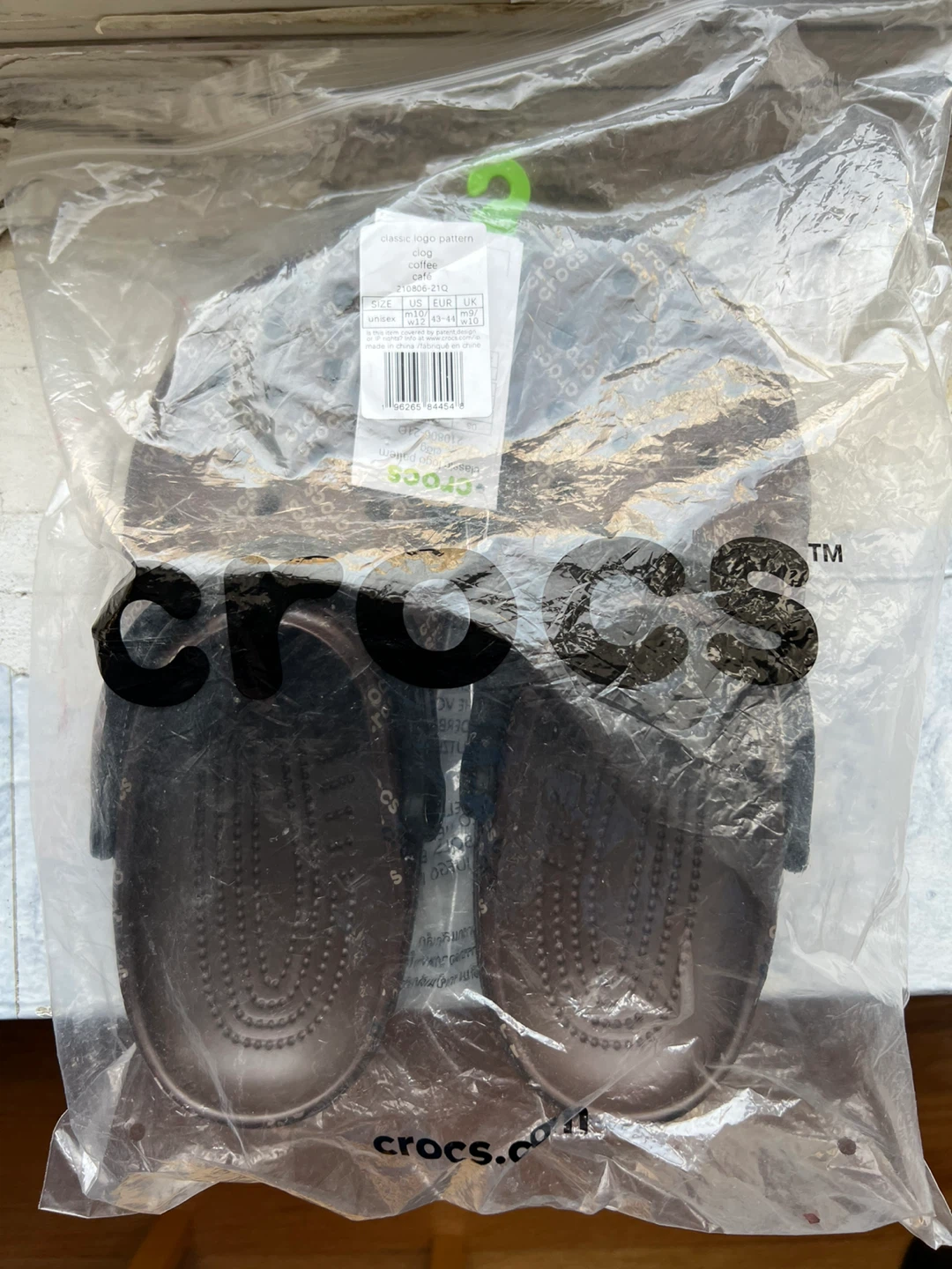 Crocs Classic Logo Pattern