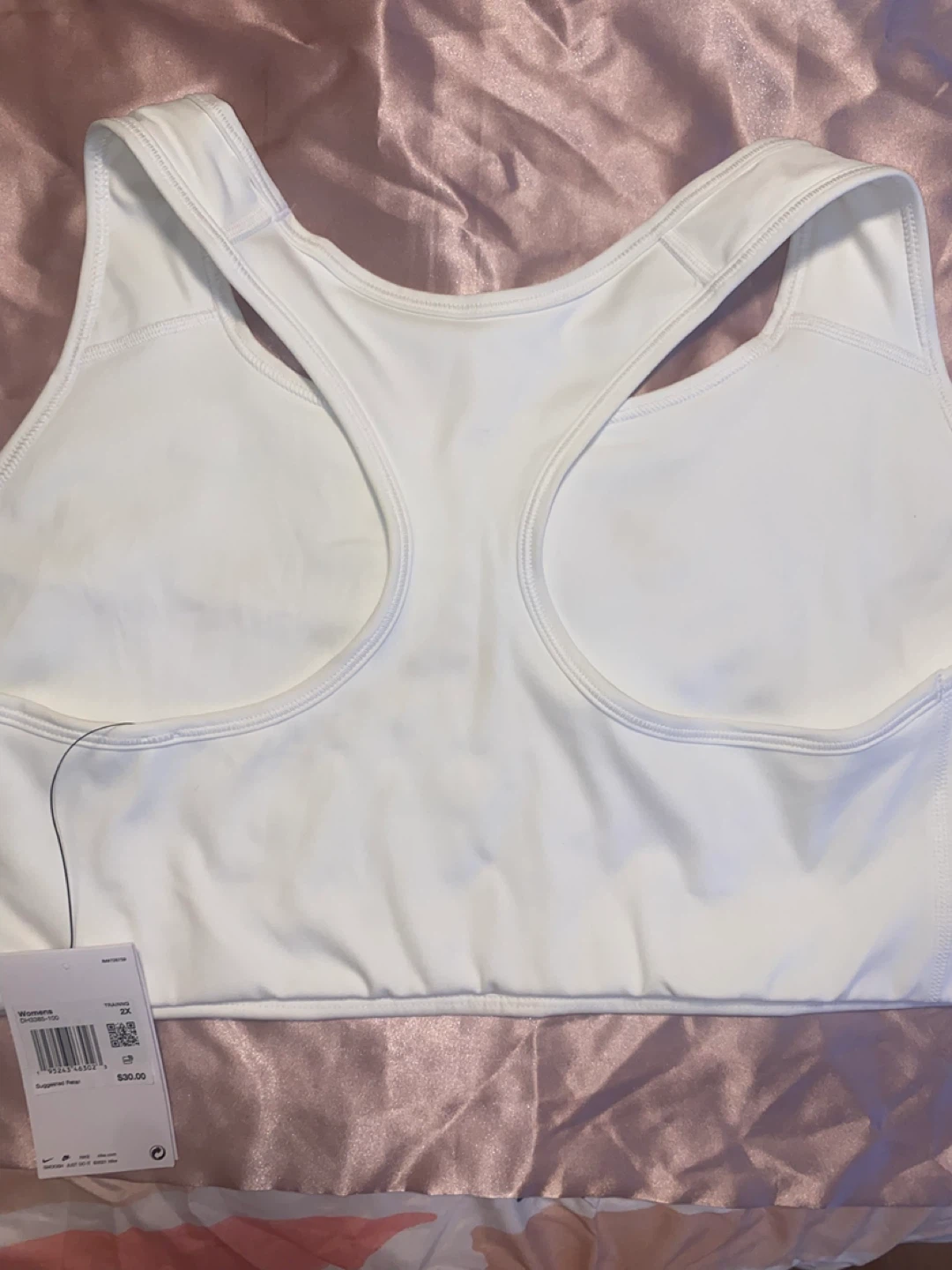 Nike Women's White Sports Bra - photo 2