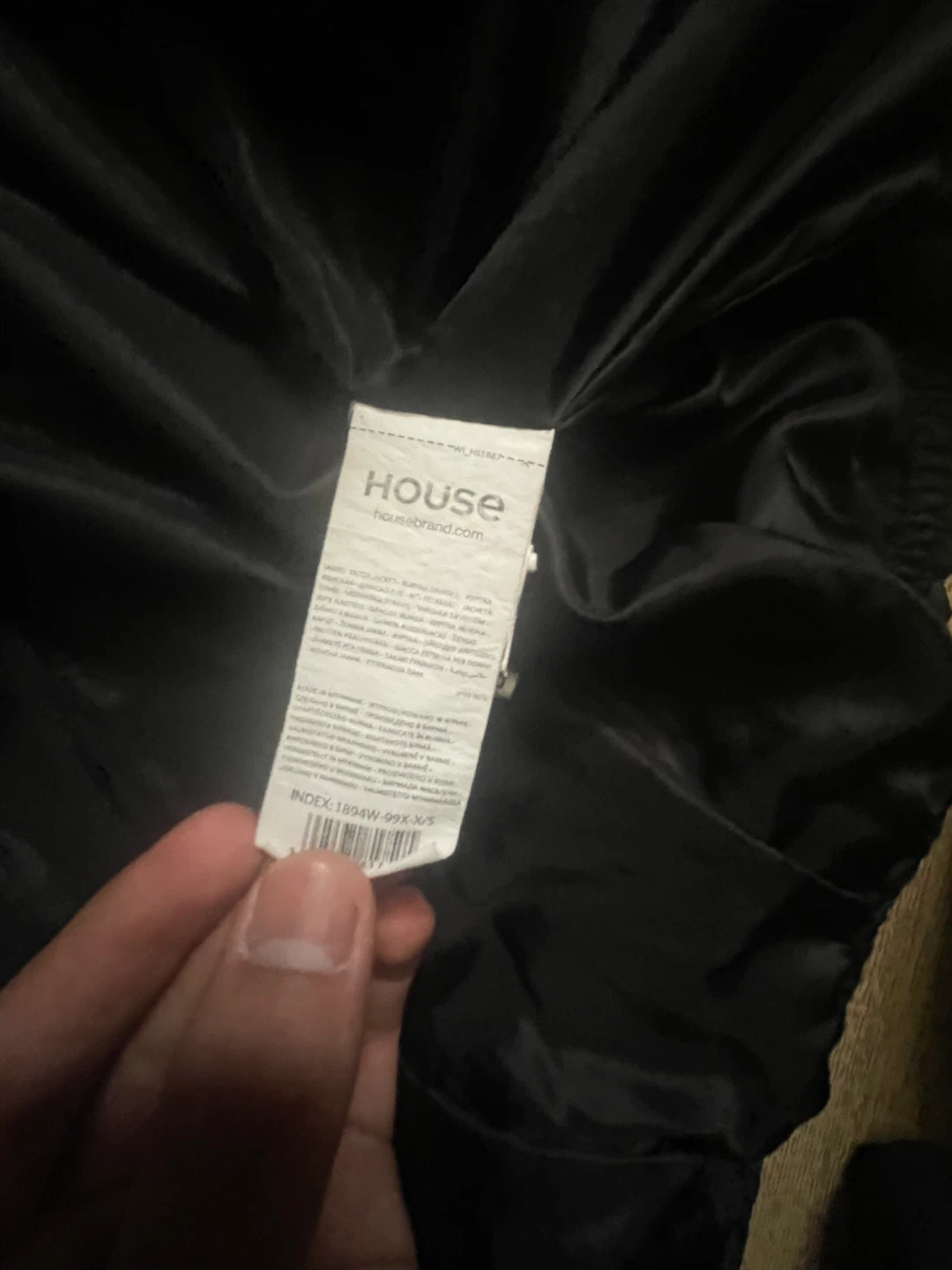 HOUSE Outerwear Puffer Jacket - Black (XS/S) - photo 3