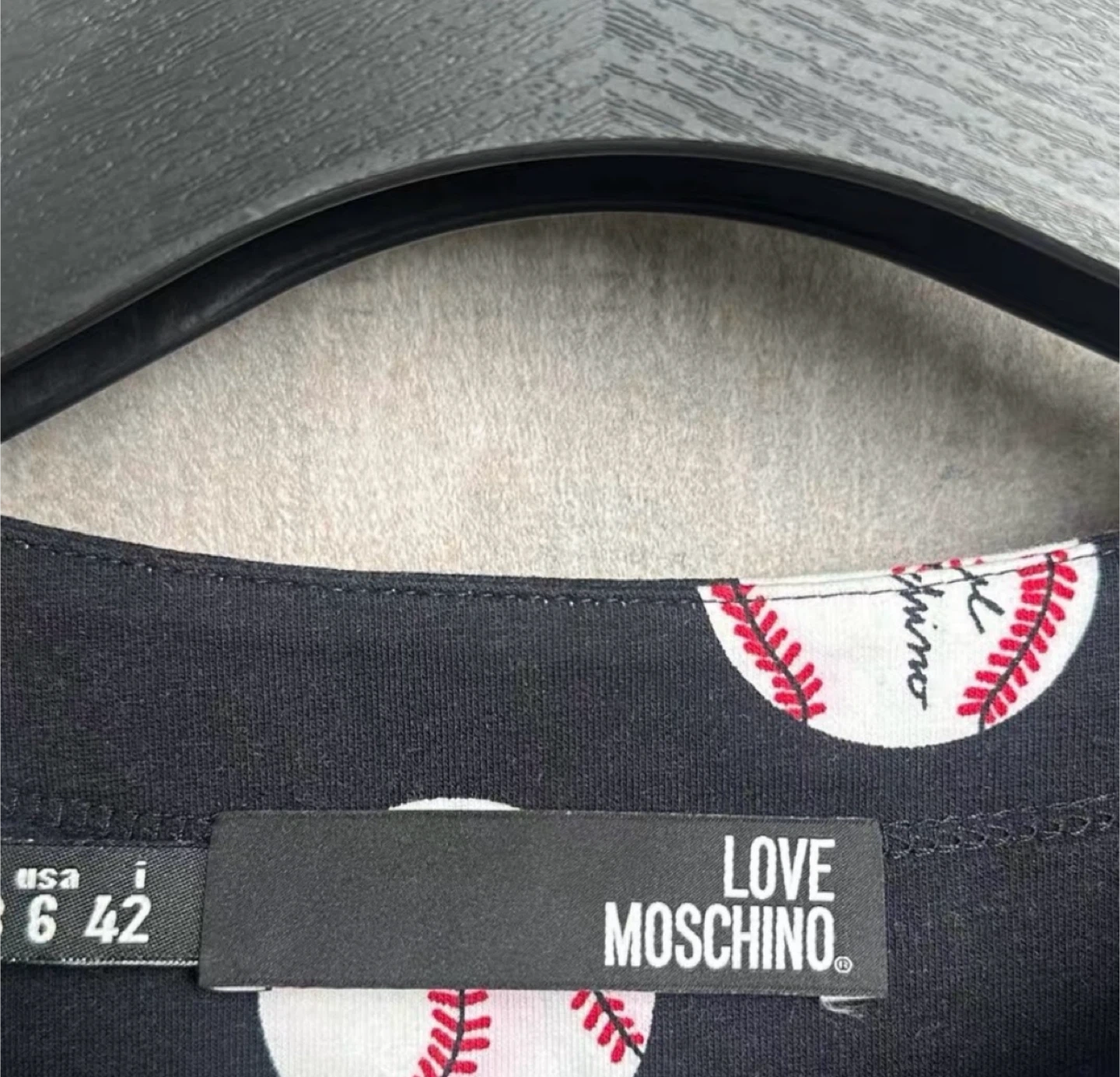 Love Moschino Baseball Print Dress - photo 4