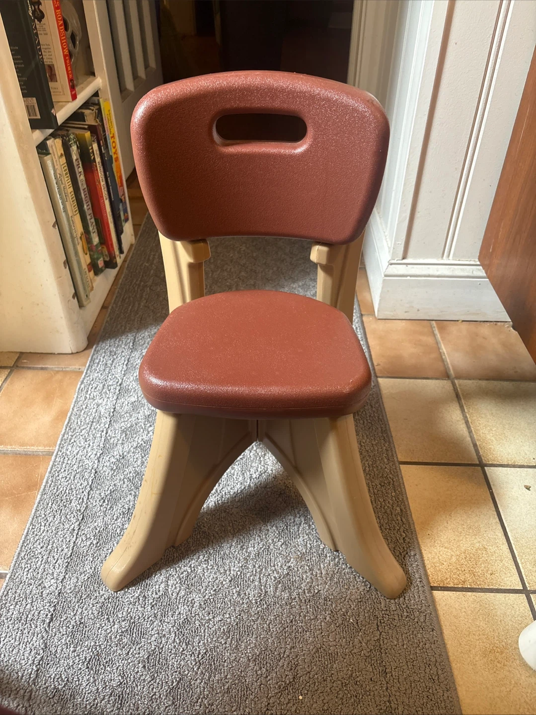 Step2 Kids Plastic Chair - Brown/Tan