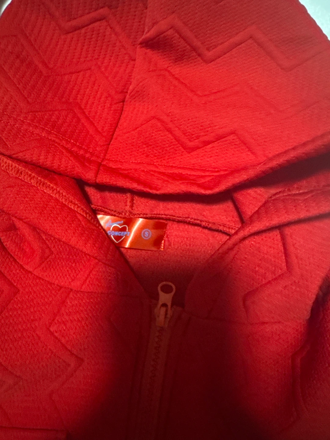 Concepts Red Zip-Up Hoodie - photo 5