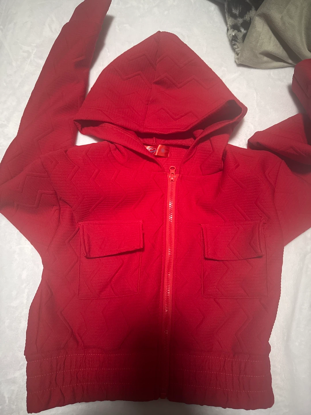 Concepts Red Zip-Up Hoodie - photo 4