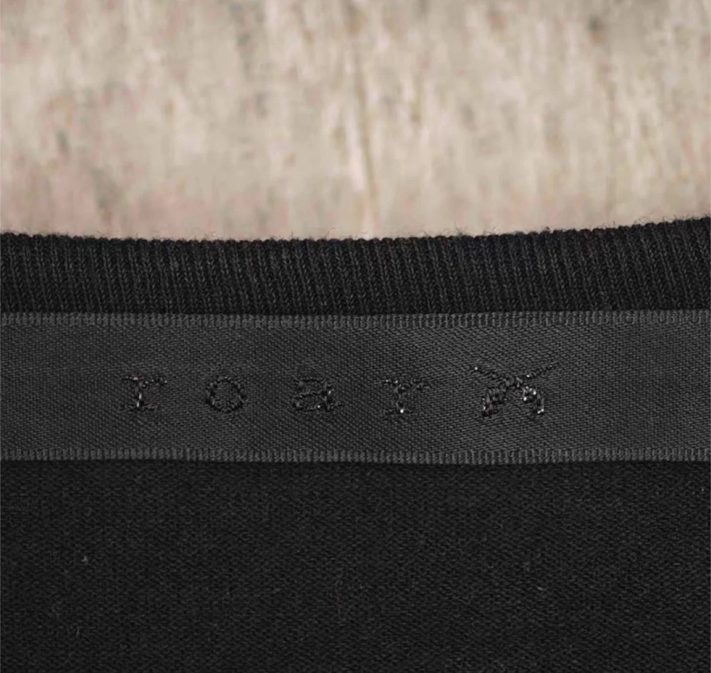 Roar Black V-Neck Sweater with Blue Crystal Embellishment - photo 3