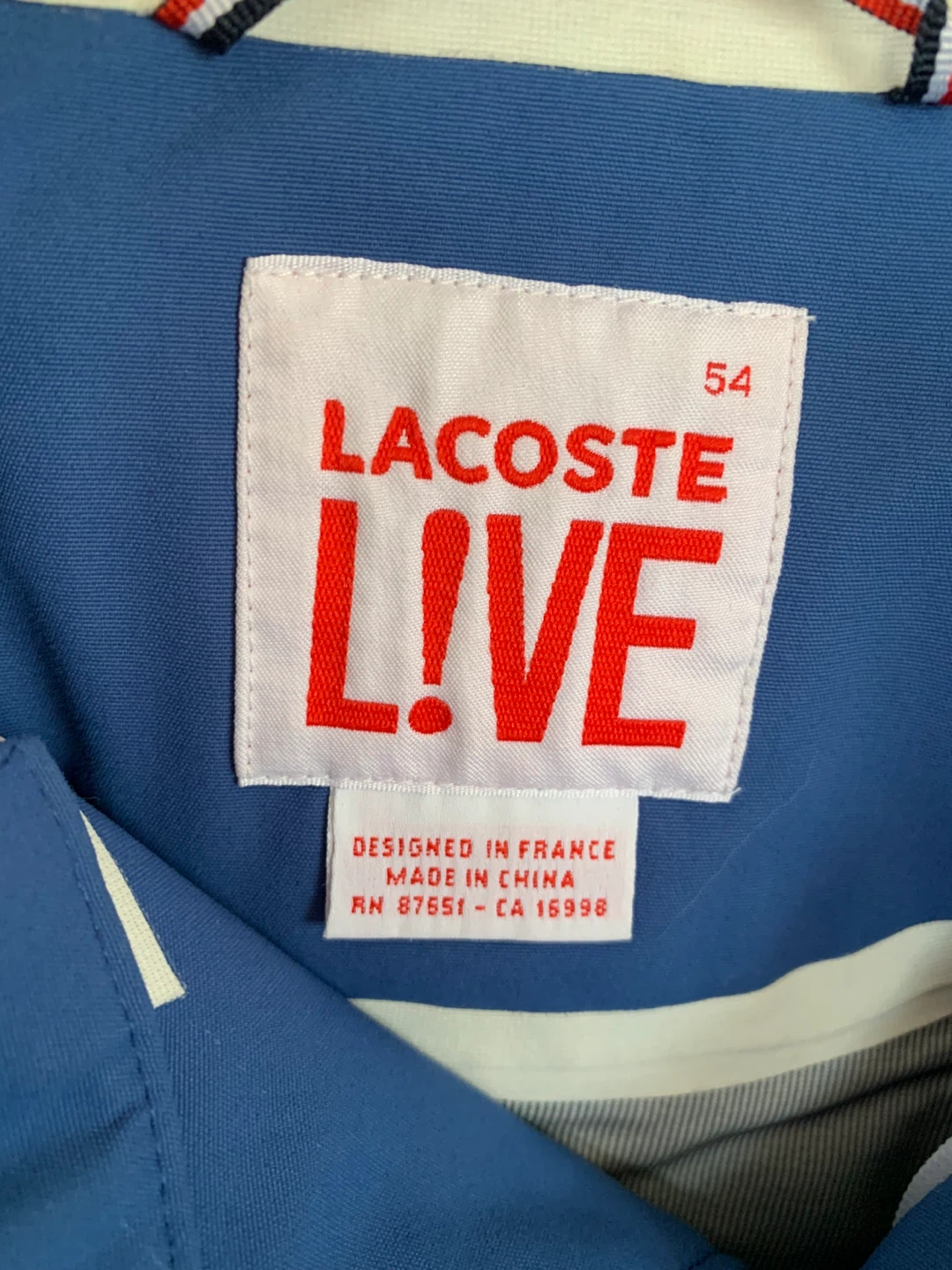 Lacoste Live Blue Hooded Jacket - photo 4