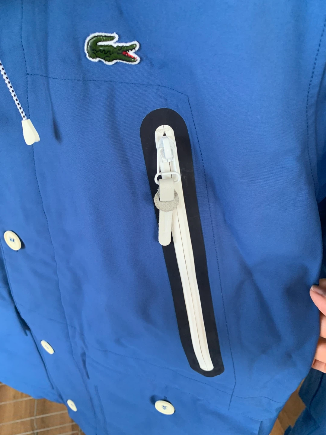 Lacoste Live Blue Hooded Jacket - photo 5