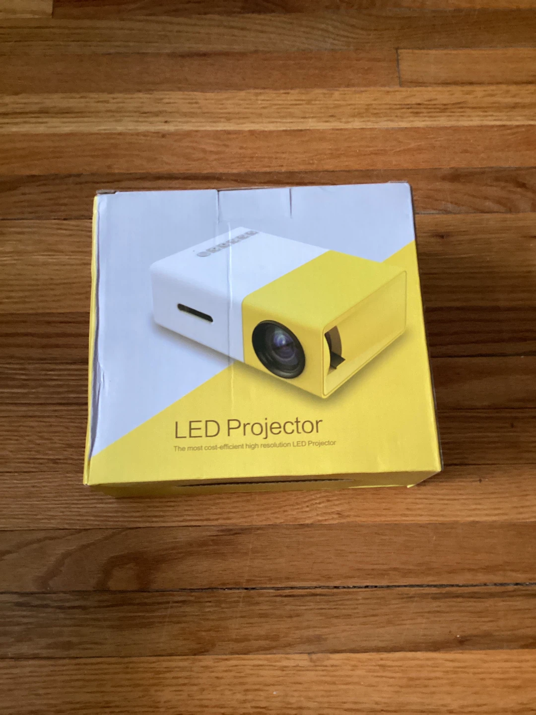 LED Projector - White/Yellow