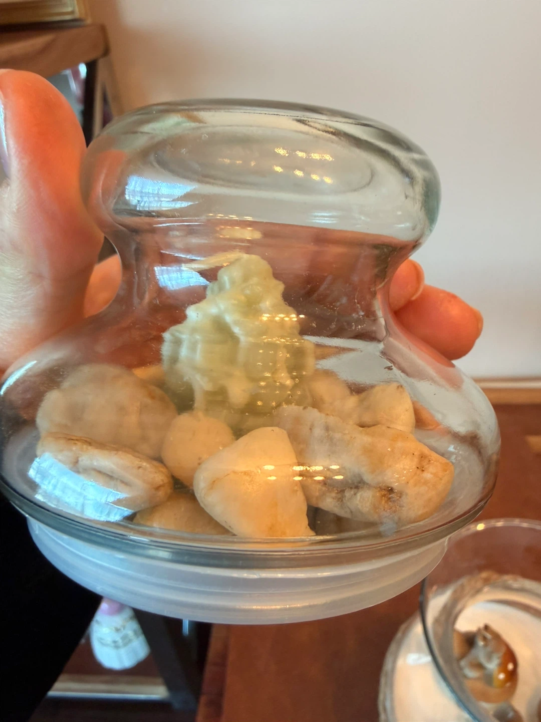 Glass Jar Candle with Squirrels and Mushroom Scene🏆 - photo 2