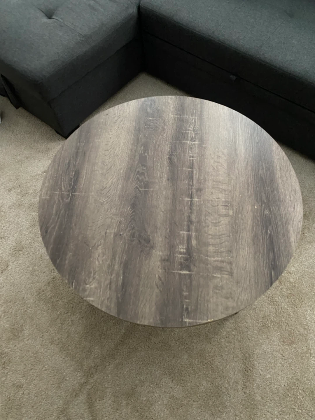 Round Wood Coffee Table
