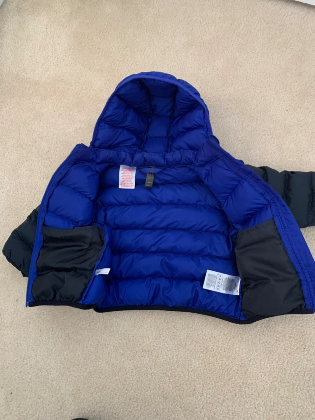 Adidas Puffer Jacket - Blue/Black - Size 12M - photo 5