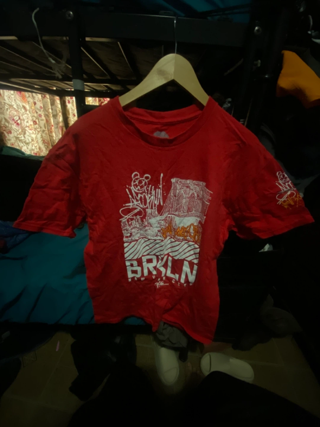 Red Brooklyn Graphic T-Shirt