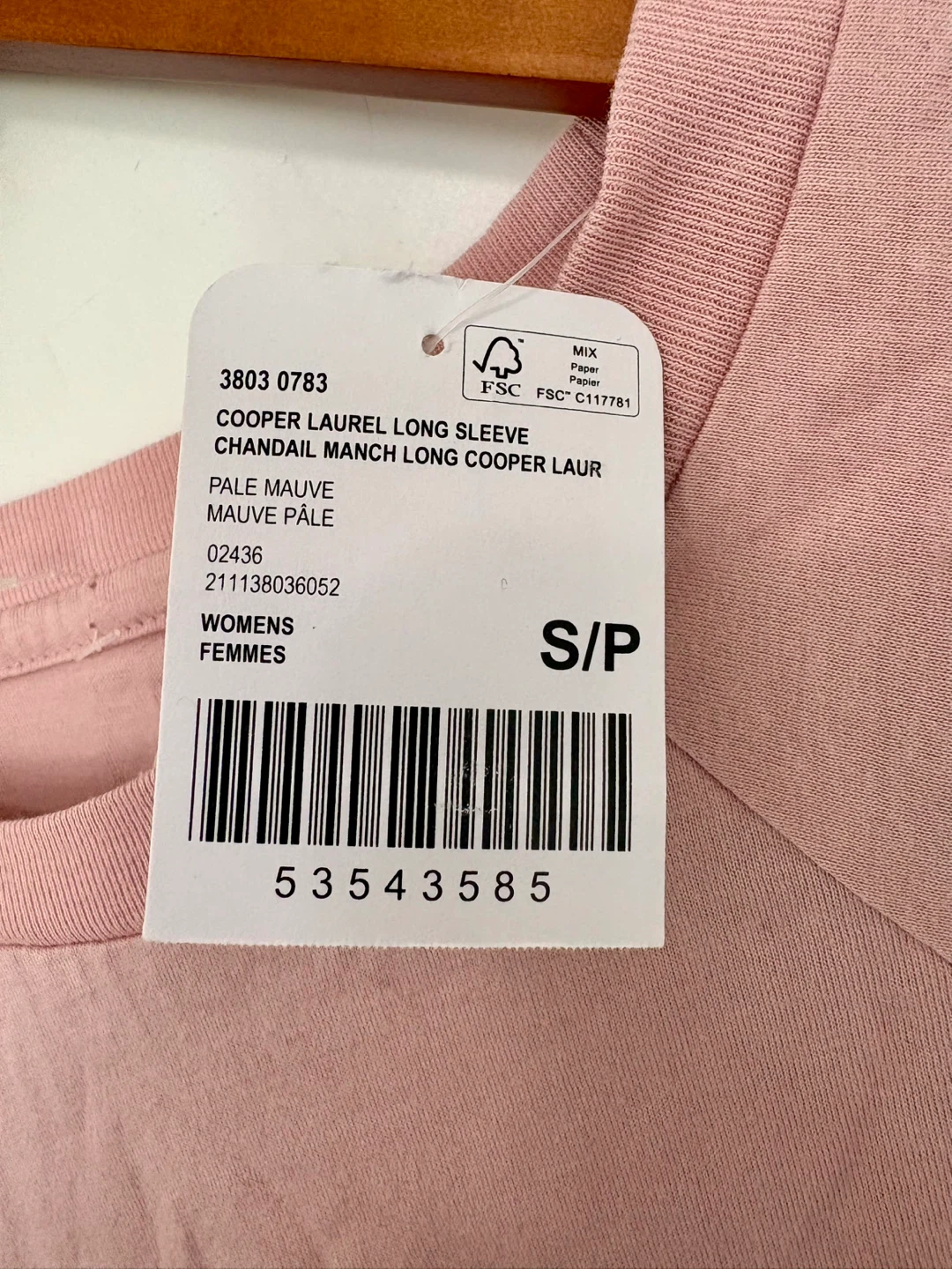 Roots BN Pink 3/4 Sleeve Top, S - photo 2