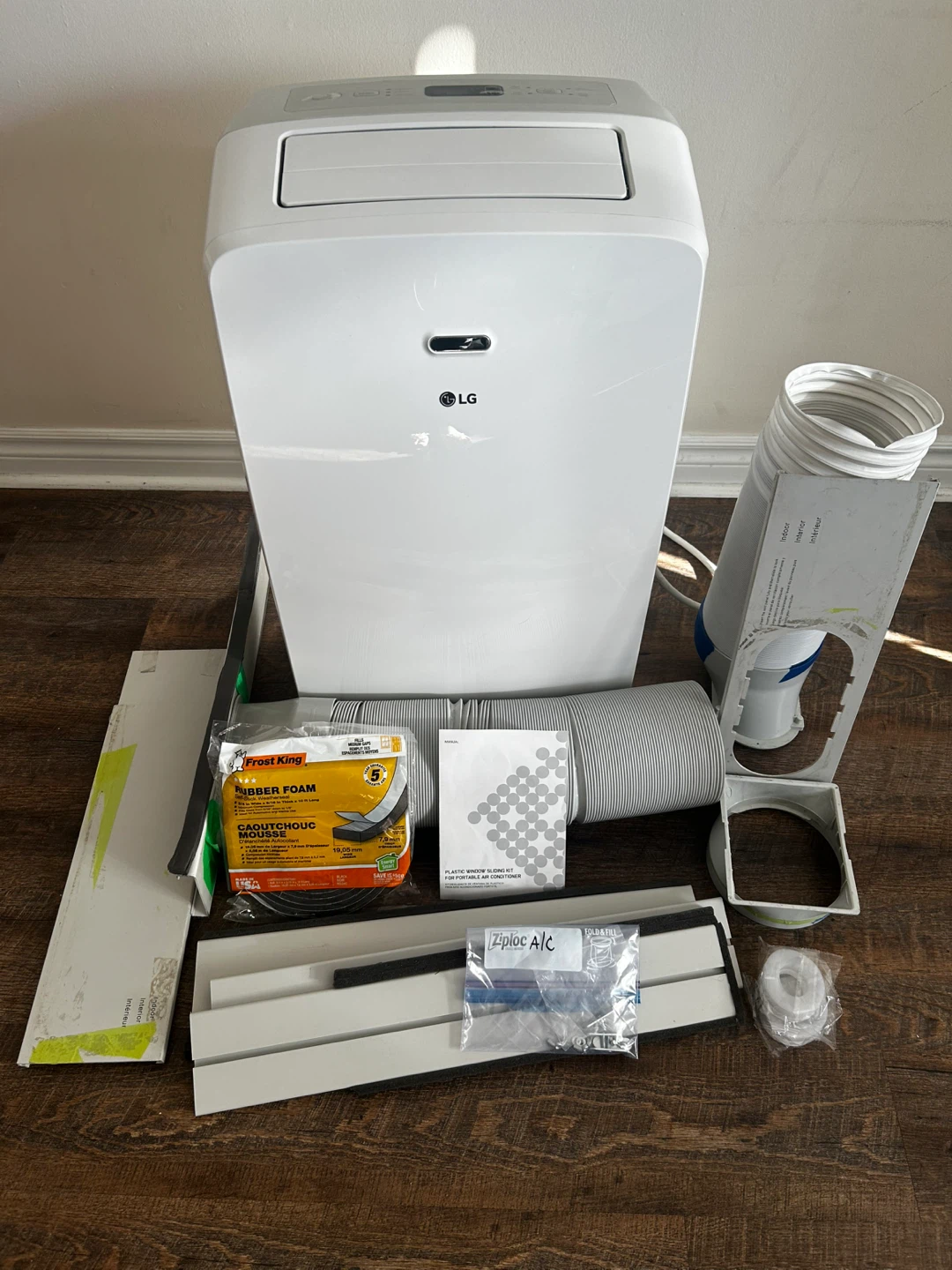 LG Portable Air Conditioner/Fan(10,200 BTU+Full Window Kits)